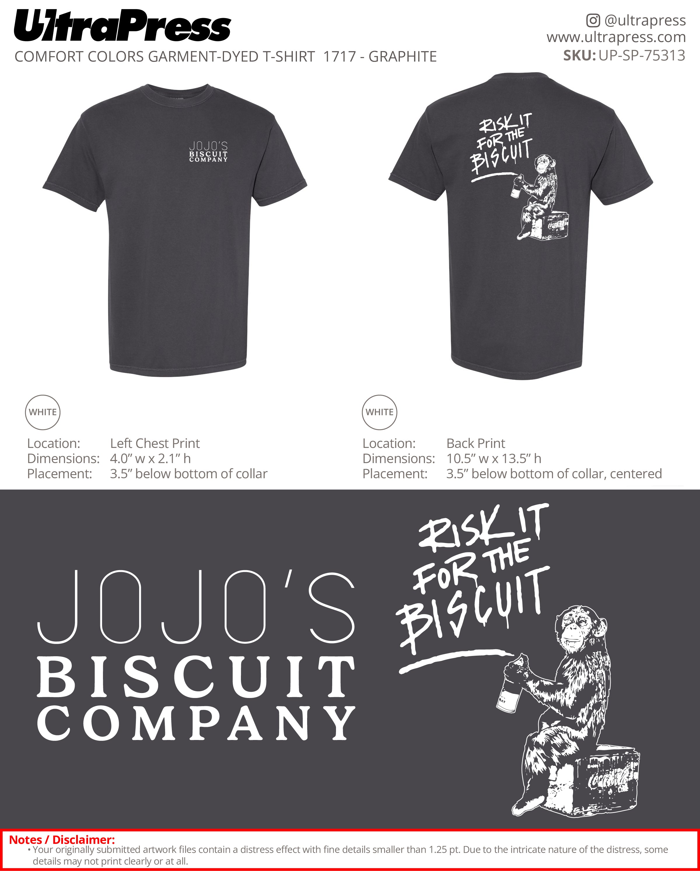 UP-SP-75313 Jojo's Biscuit Company - Jason Paetzold 100 Pieces Package (Bulk)