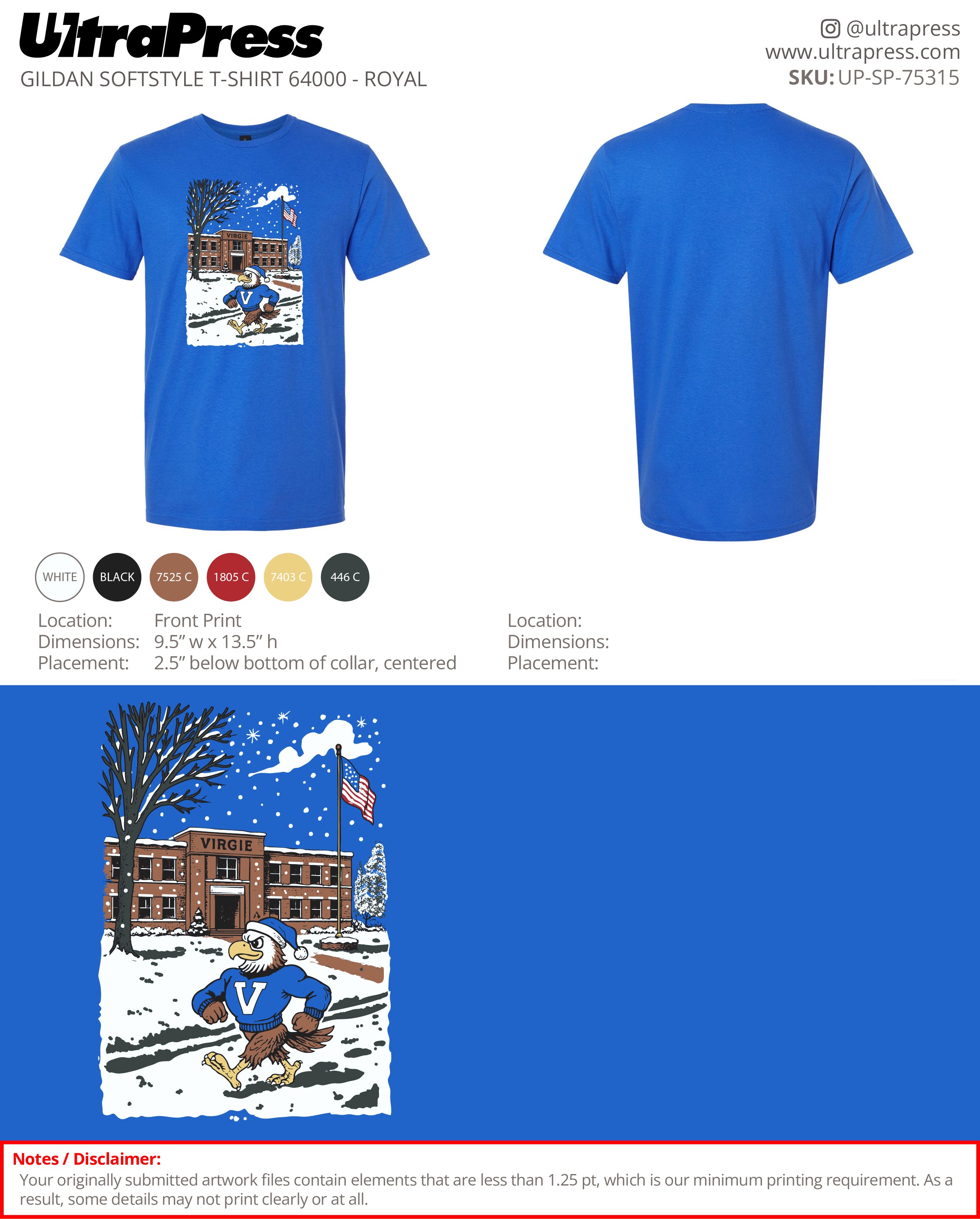 UP-SP-75315 Virgie - Carol Mikles 72 Min Qty (Bulk)