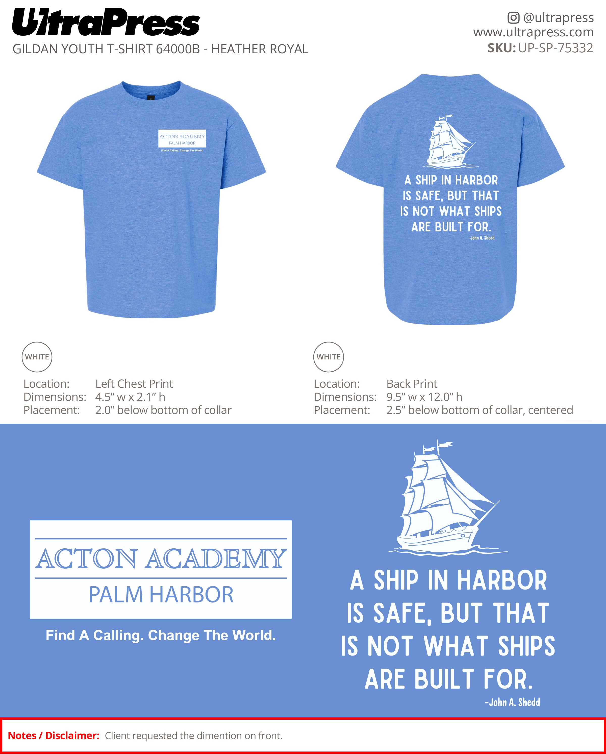 UP-SP-75332 Action Academy - Rob Moody 100 Pieces Package (Bulk)