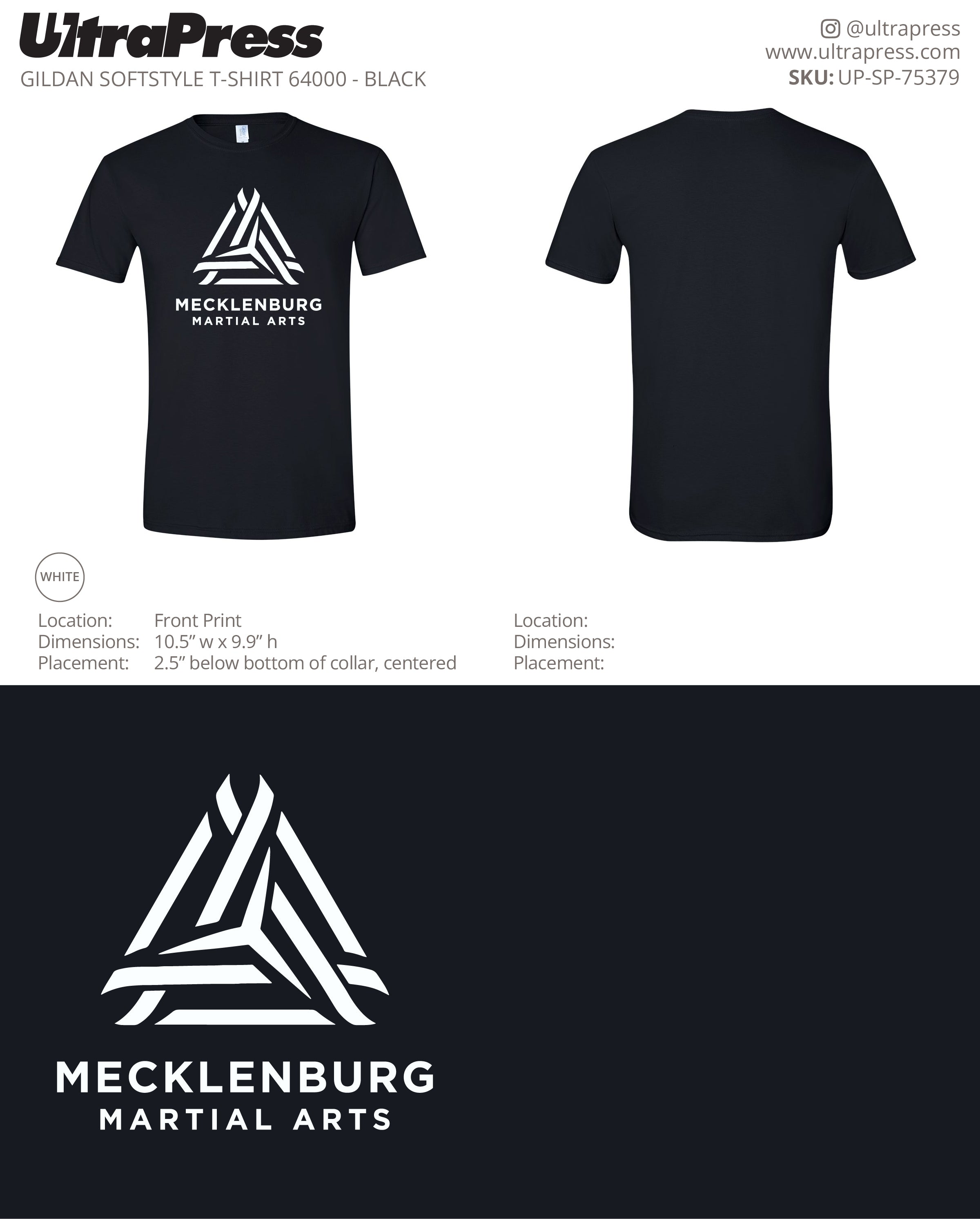 UP-SP-75379 Mecklenburg Martial Arts - Alexis Boncore 100 Min Qty (Bulk)