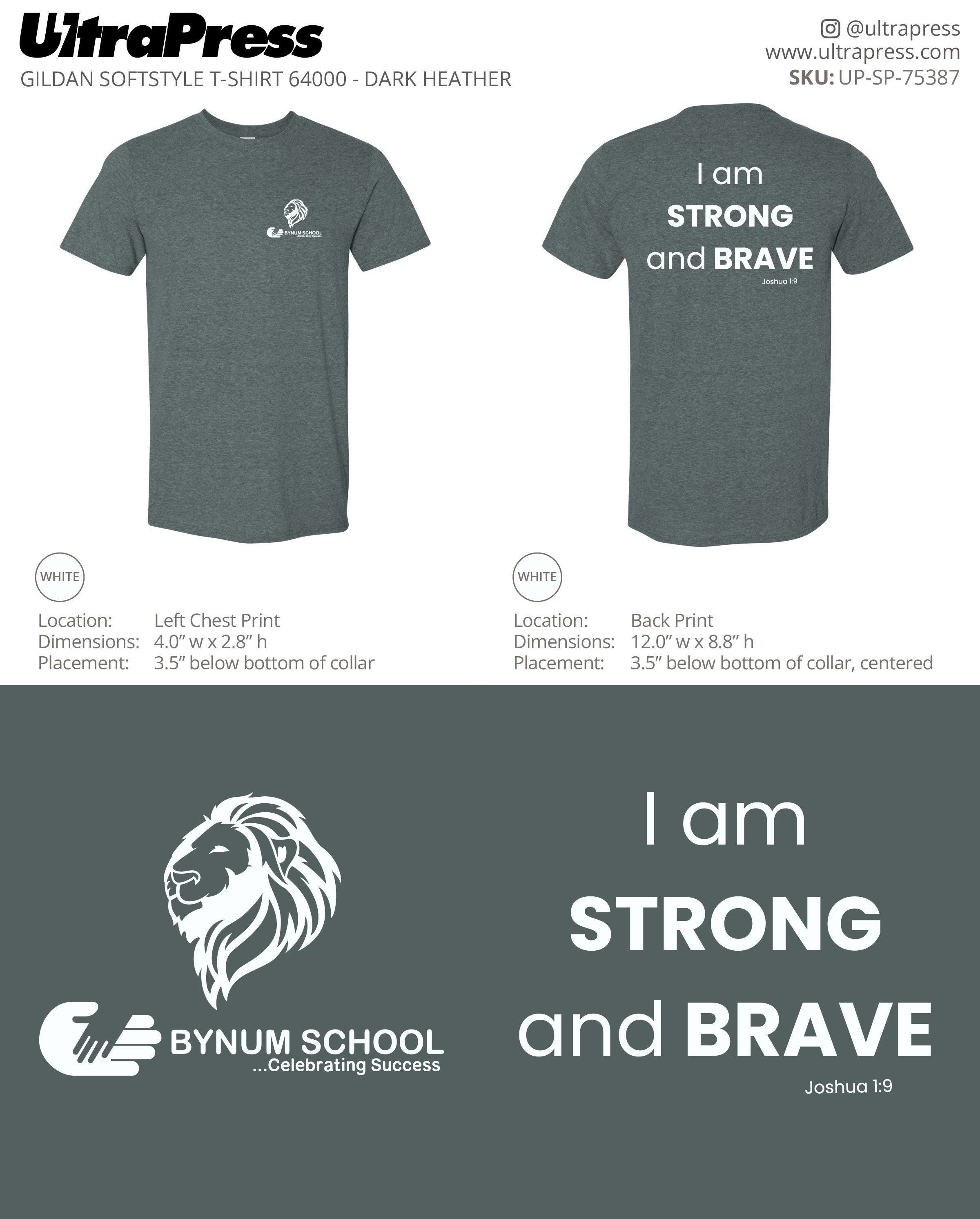 UP-SP-75387 I am Strong And Brave - Rachel Austin 100 Pieces Package (Bulk)