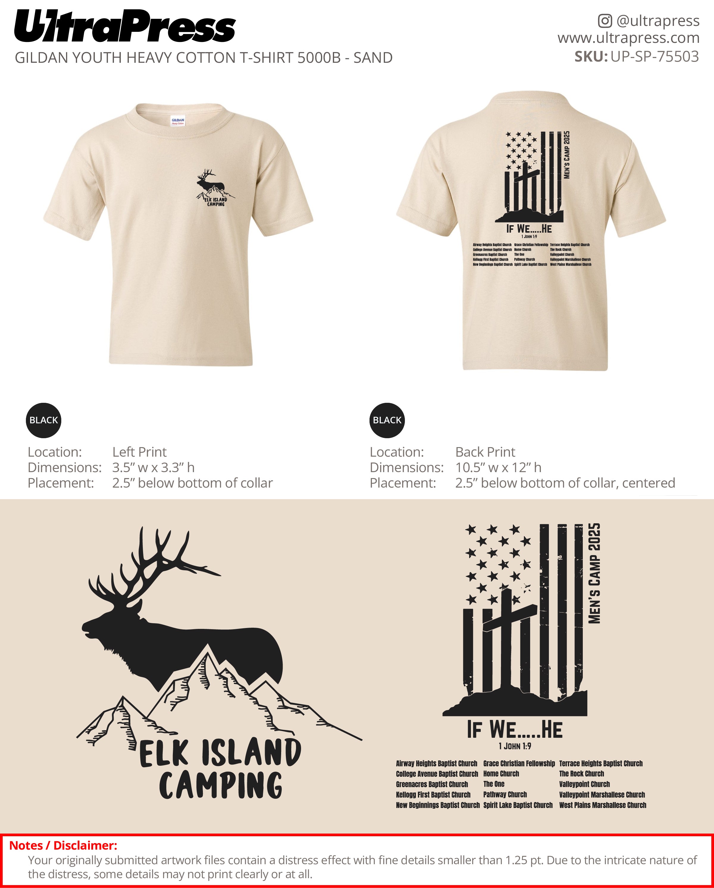 UP-SP-75503 Elk Island Camping - Angie Terhaar 100 Min Qty (Bulk)