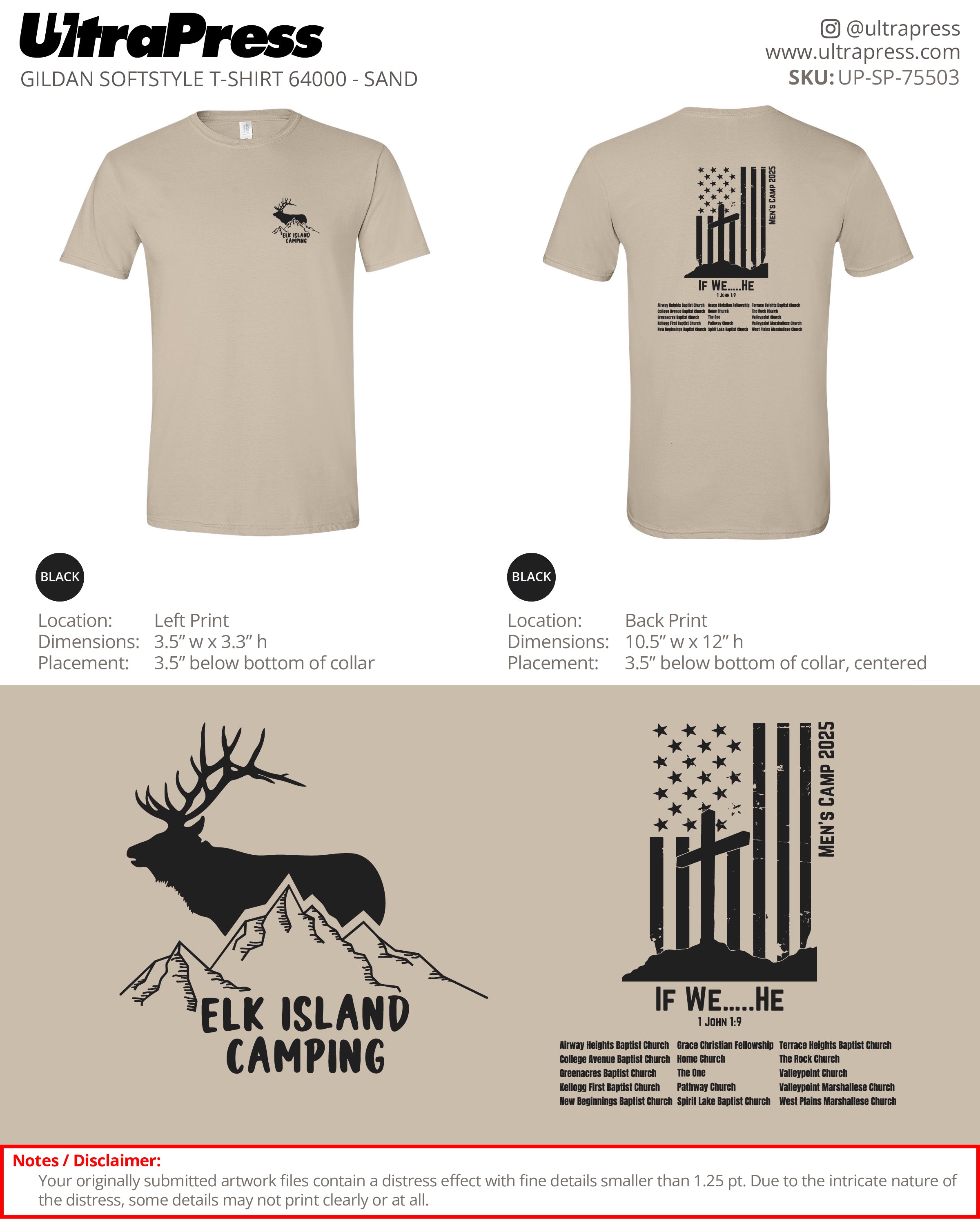 UP-SP-75503 Elk Island Camping - Angie Terhaar 100 Min Qty (Bulk)