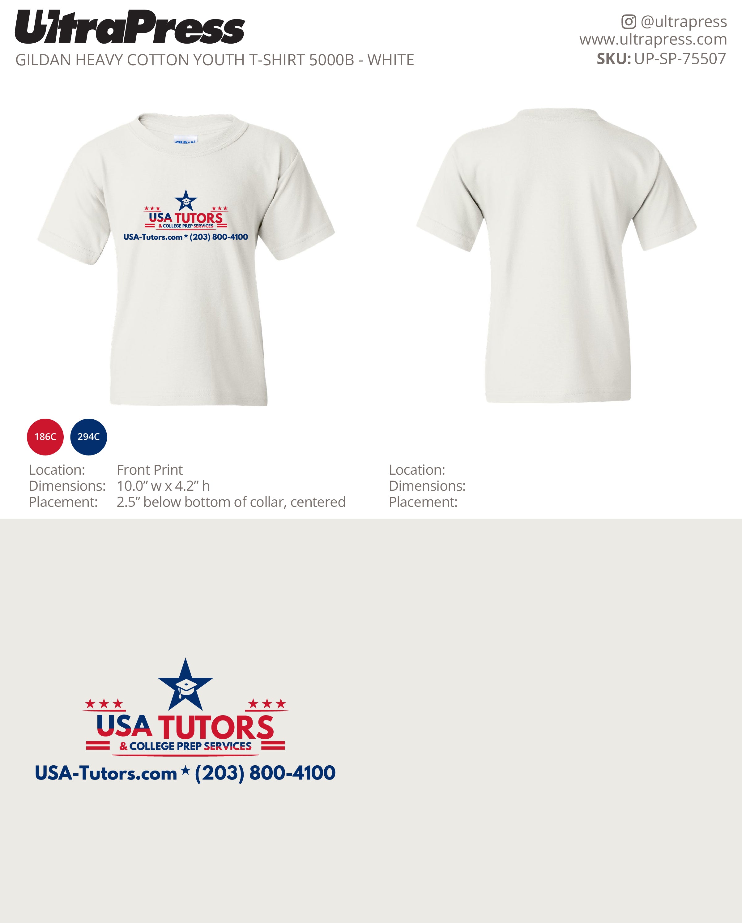 UP-SP-75507 USA Tutors - Debbie Malewicki 100 Min Qty (Bulk)