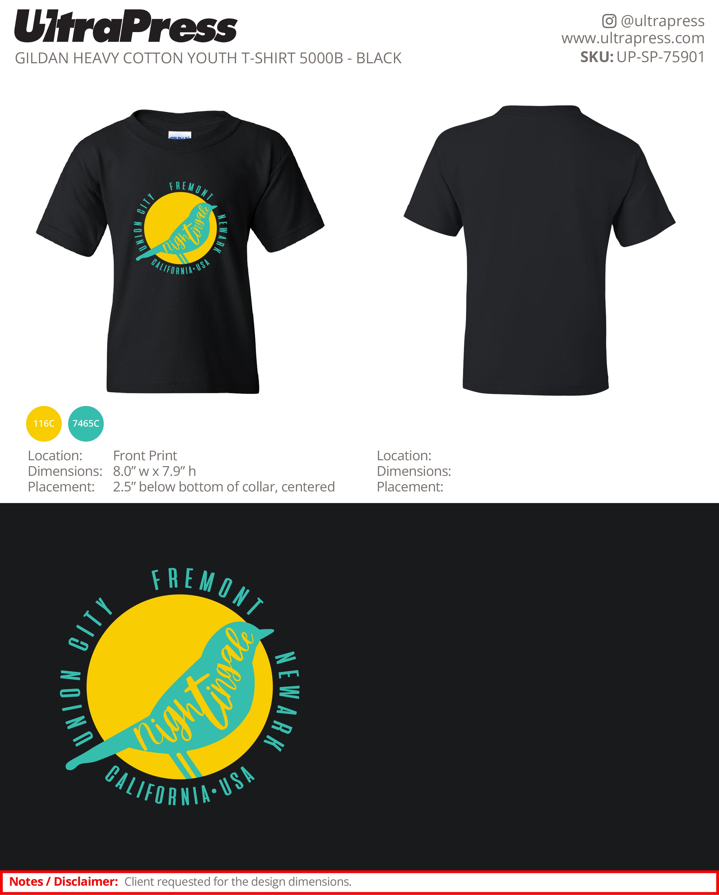 UP-SP-75901 Tri City Nightingale - Jo Jo 100 Min Qty (Bulk)