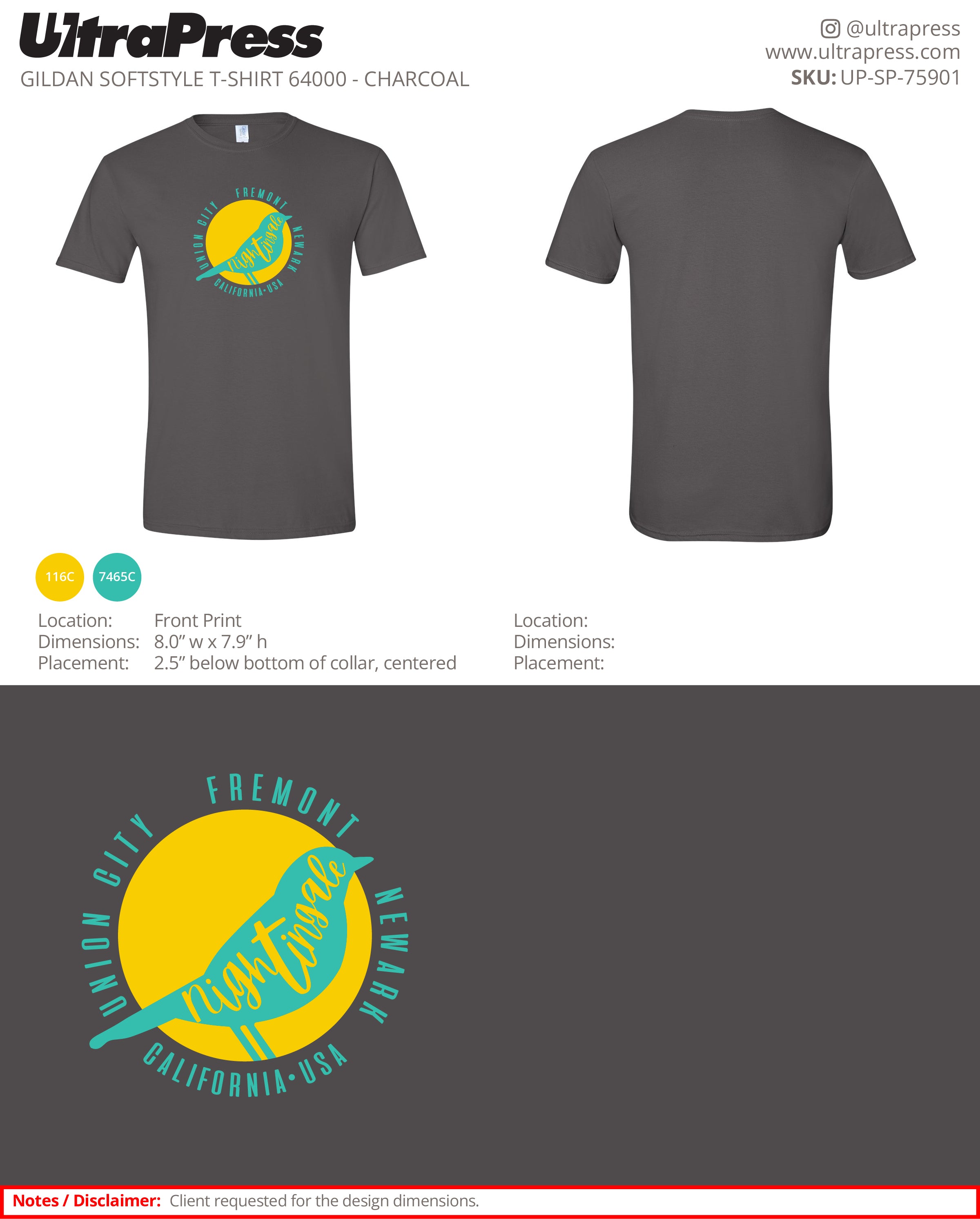 UP-SP-75901 Tri City Nightingale - Jo Jo 100 Min Qty (Bulk)