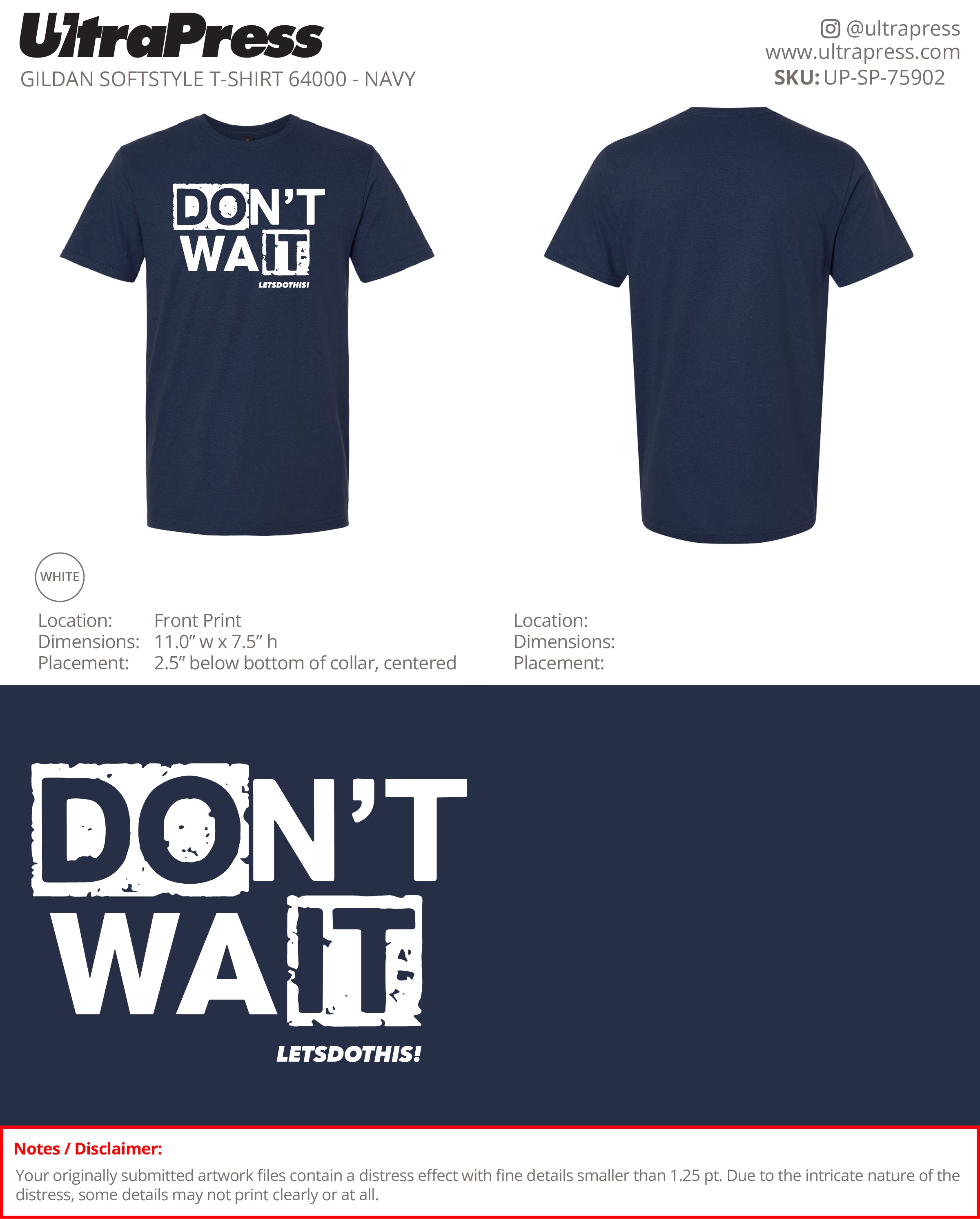 UP-SP-75902 Don't Wait- Ramsay Nuwayhid (Bulk)