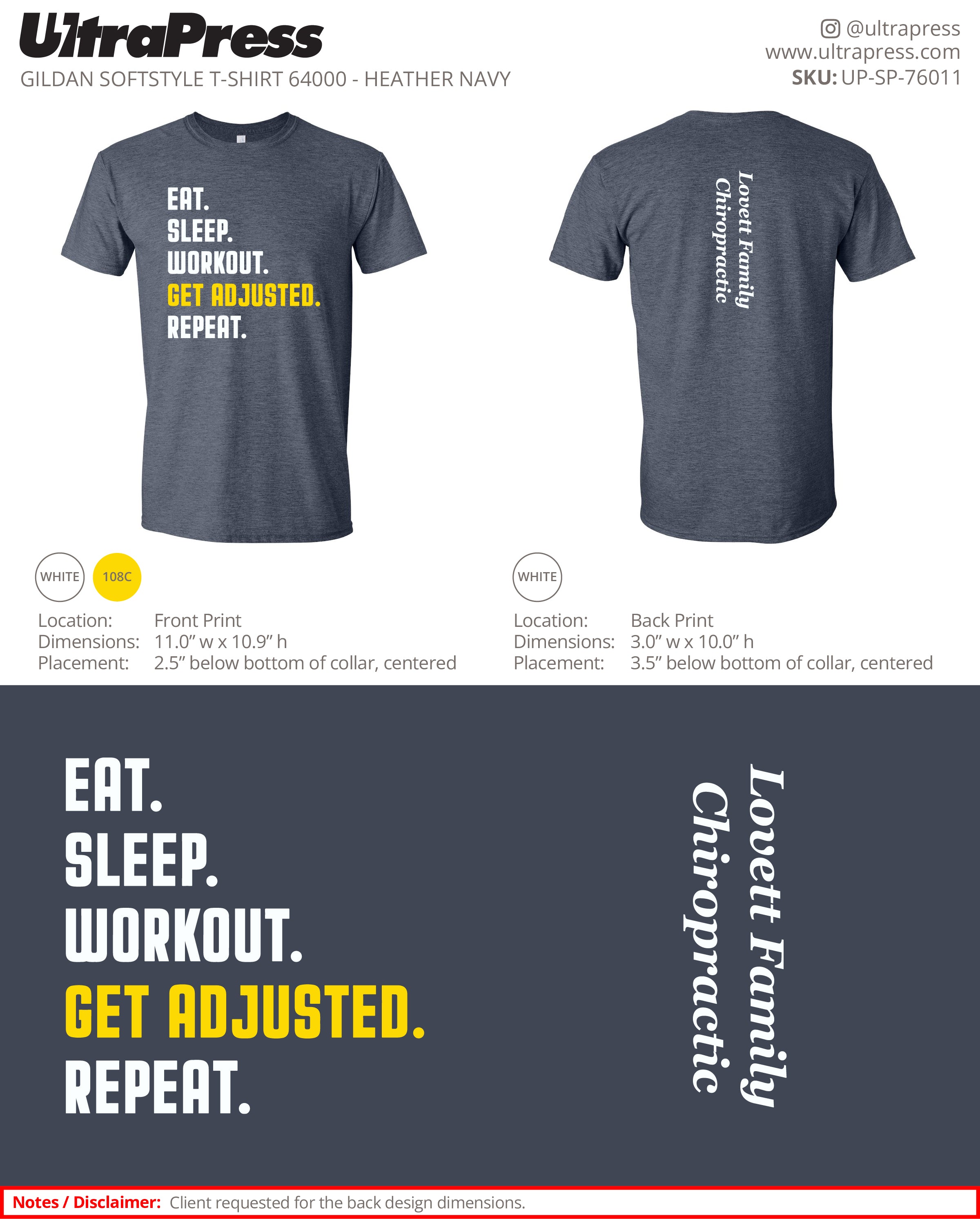 UP-SP-76011 Lovett Family Chiropractic - Patrick Lovett 100 Min Qty (Bulk)