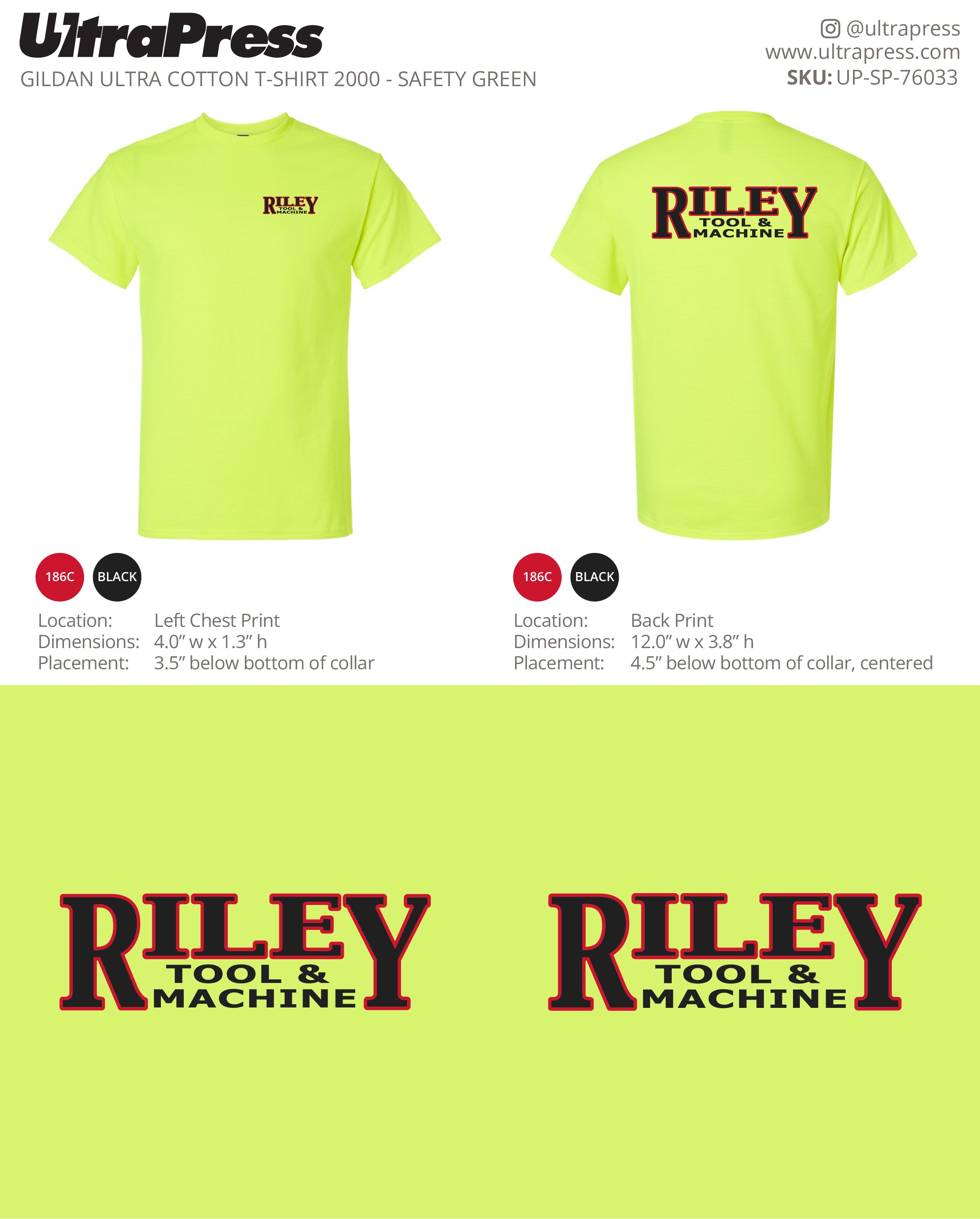 UP-SP-76033 Riley Tool & Machine - Hailey Mathieu 100 Min Qty (Bulk)