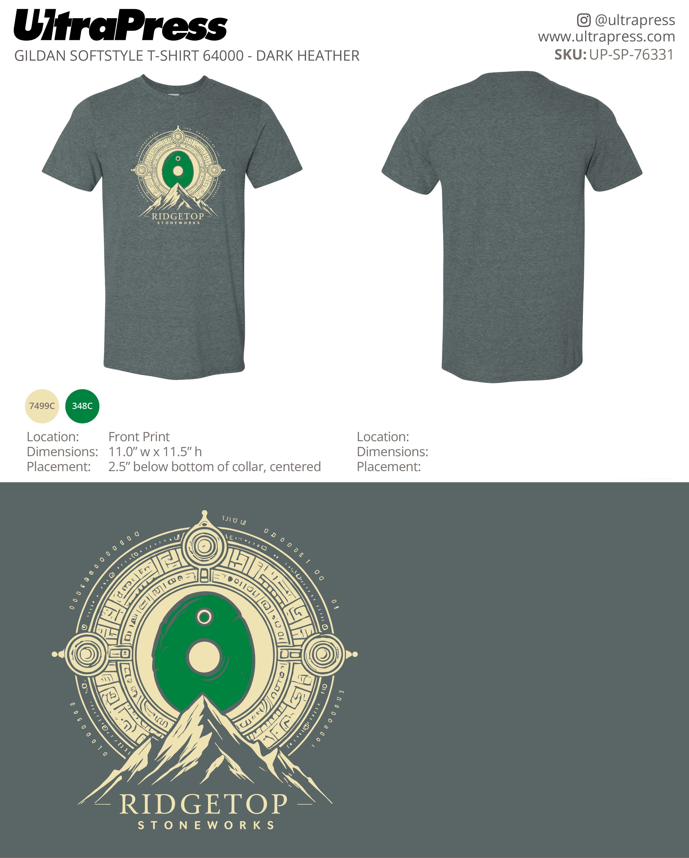 UP-SP-76331 Ridgetop Stoneworks - Chad Lloyd 100 Pieces Package (Bulk)