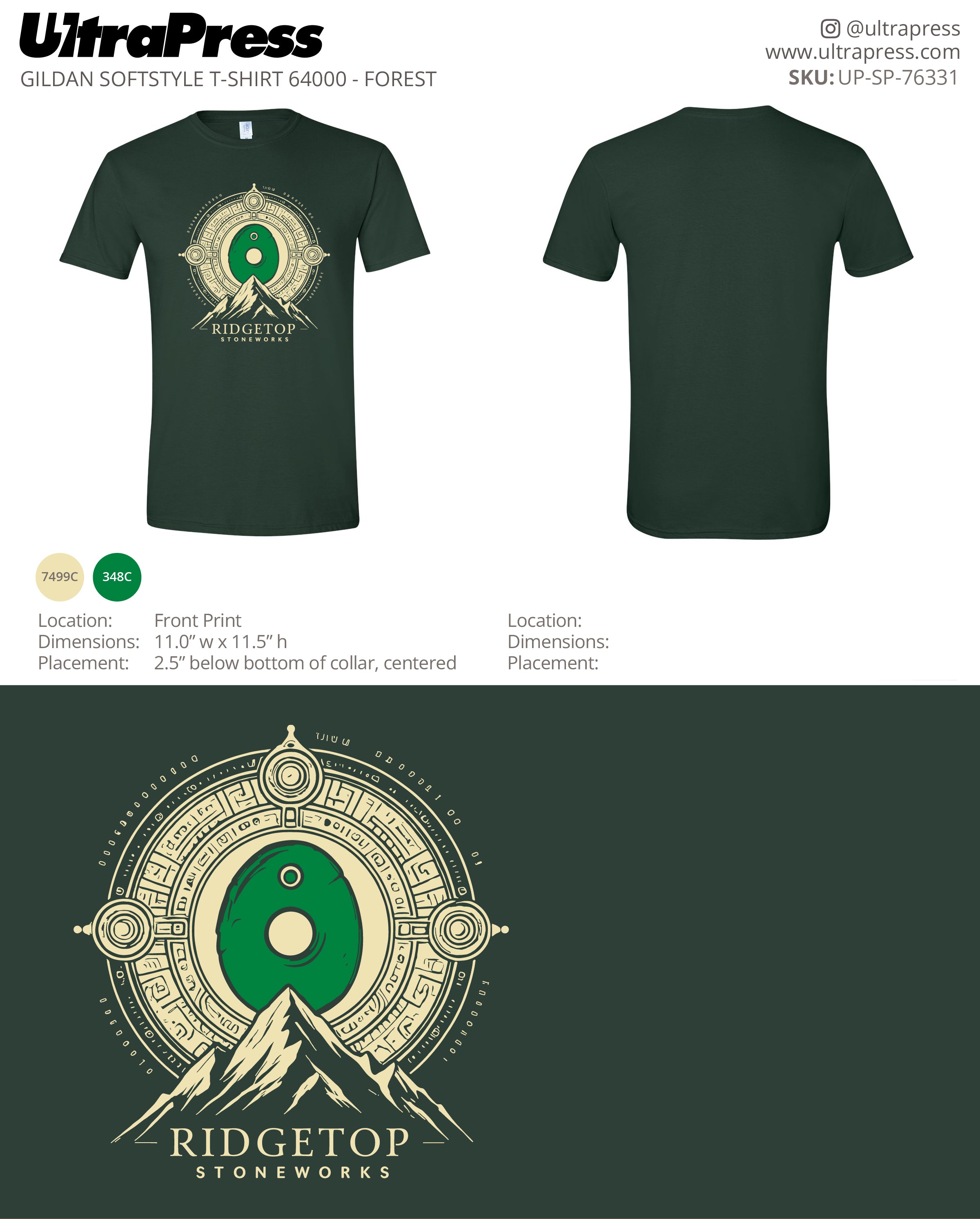 UP-SP-76331 Ridgetop Stoneworks - Chad Lloyd 100 Pieces Package (Bulk)