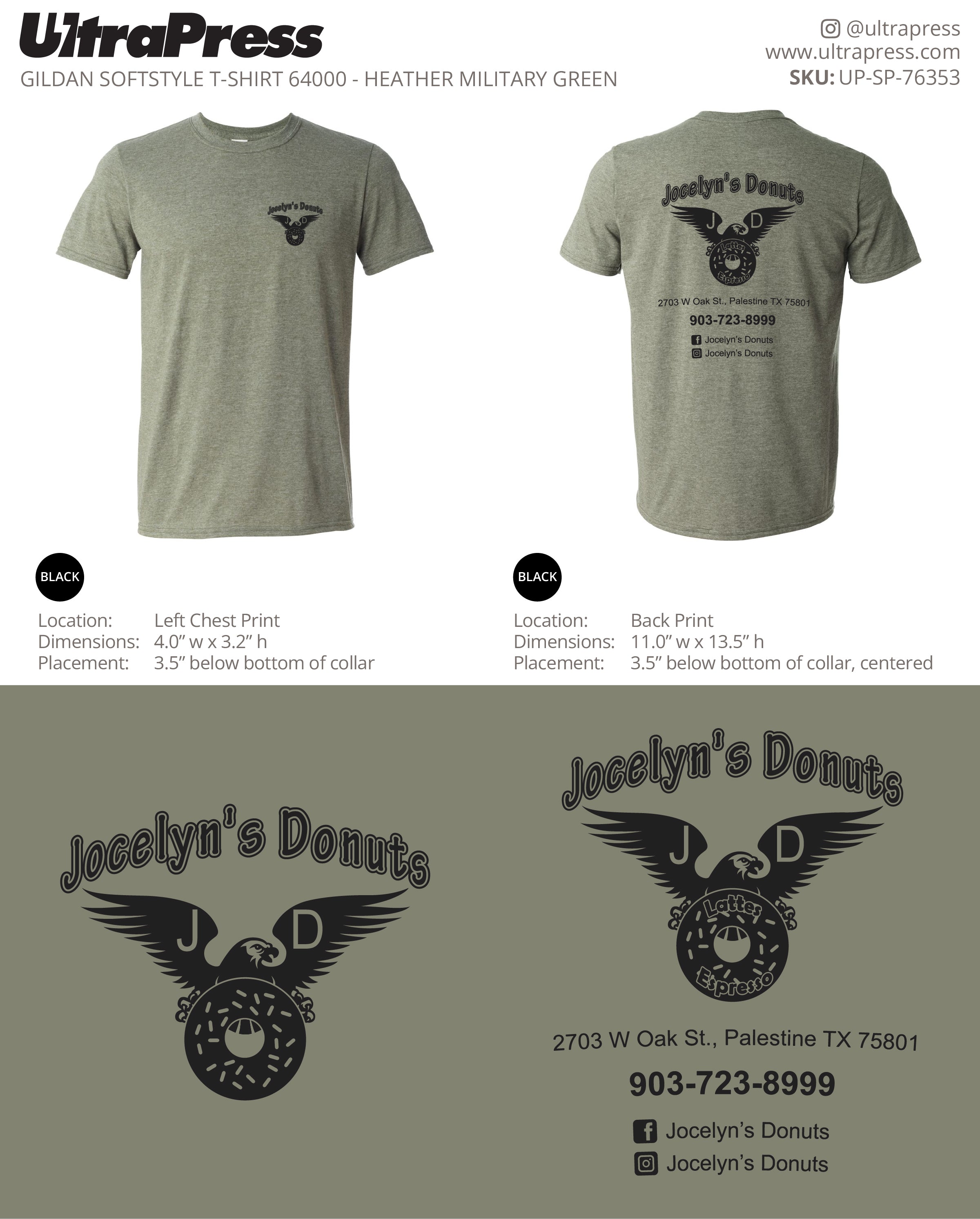 UP-SP-76353 Jocelyn's Donuts - Ly Sath 100 Min Qty (Bulk)