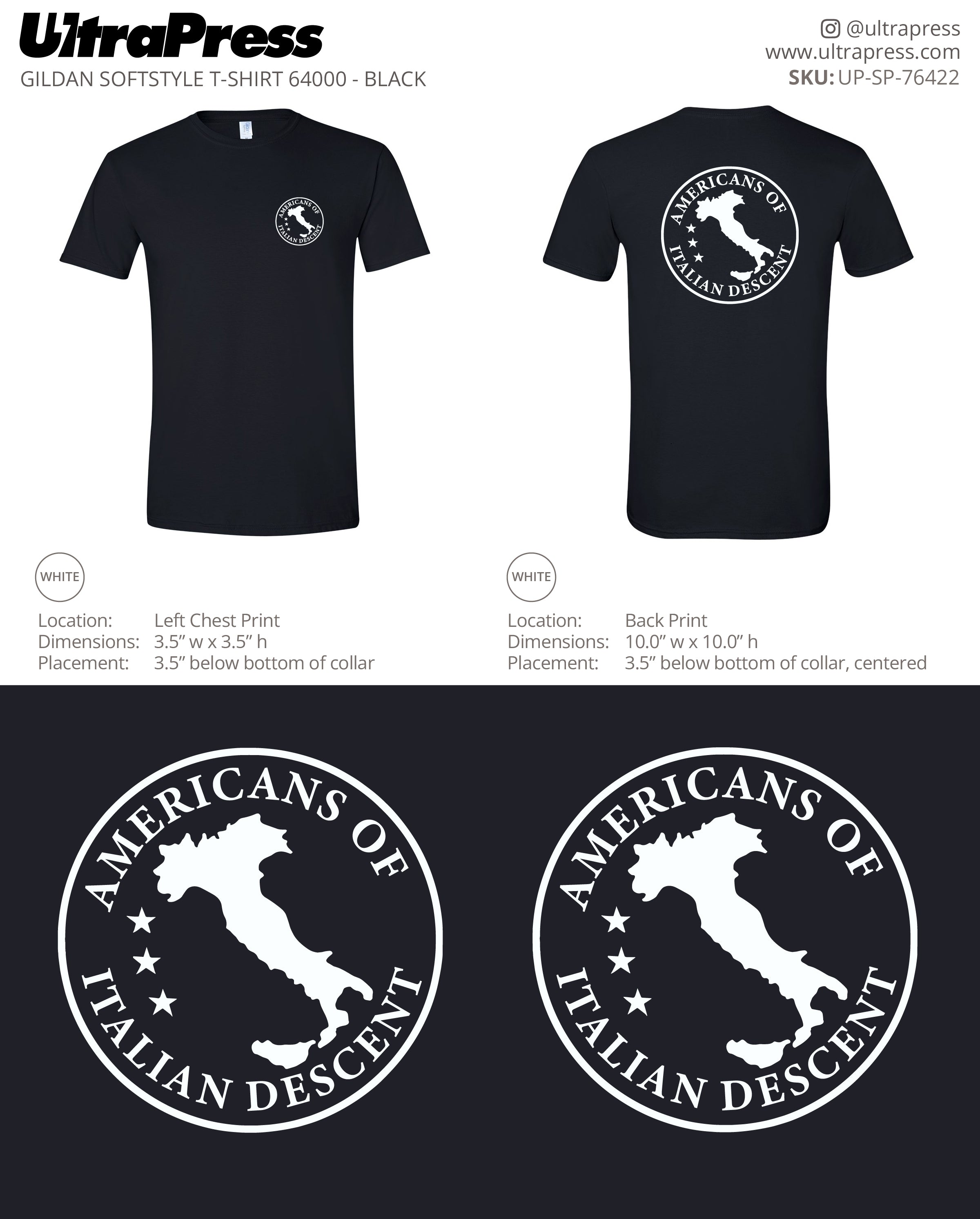 UP-SP-76422 Americans of Italian Descent - Luigi Dattilo 100 Min Qty (Bulk)