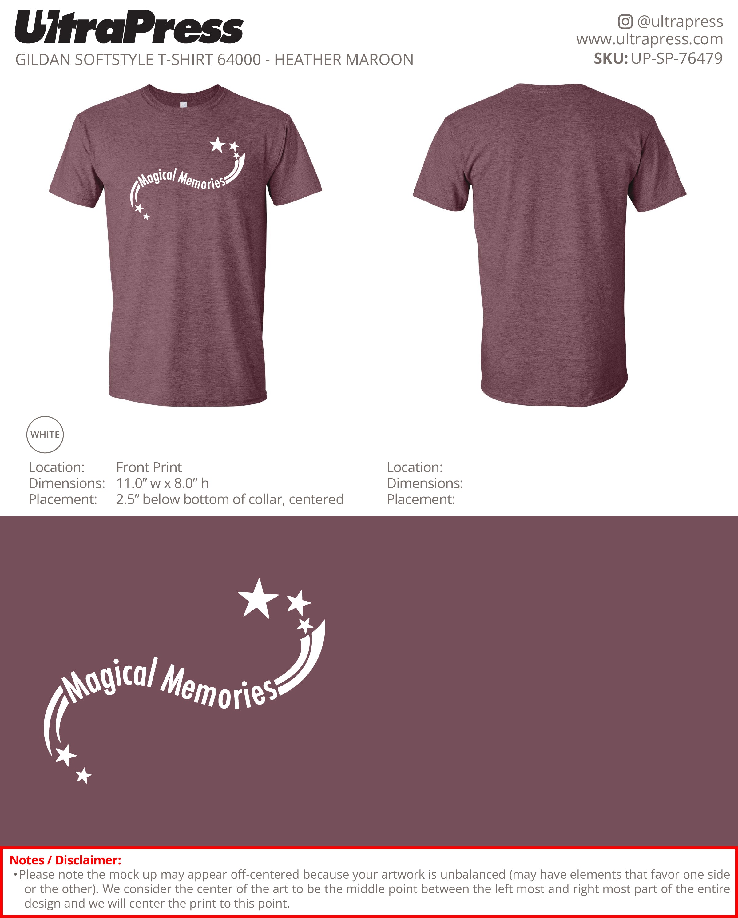 UP-SP-76479 Magical Memories - Kerry Tilford 100 Min Qty (Bulk)