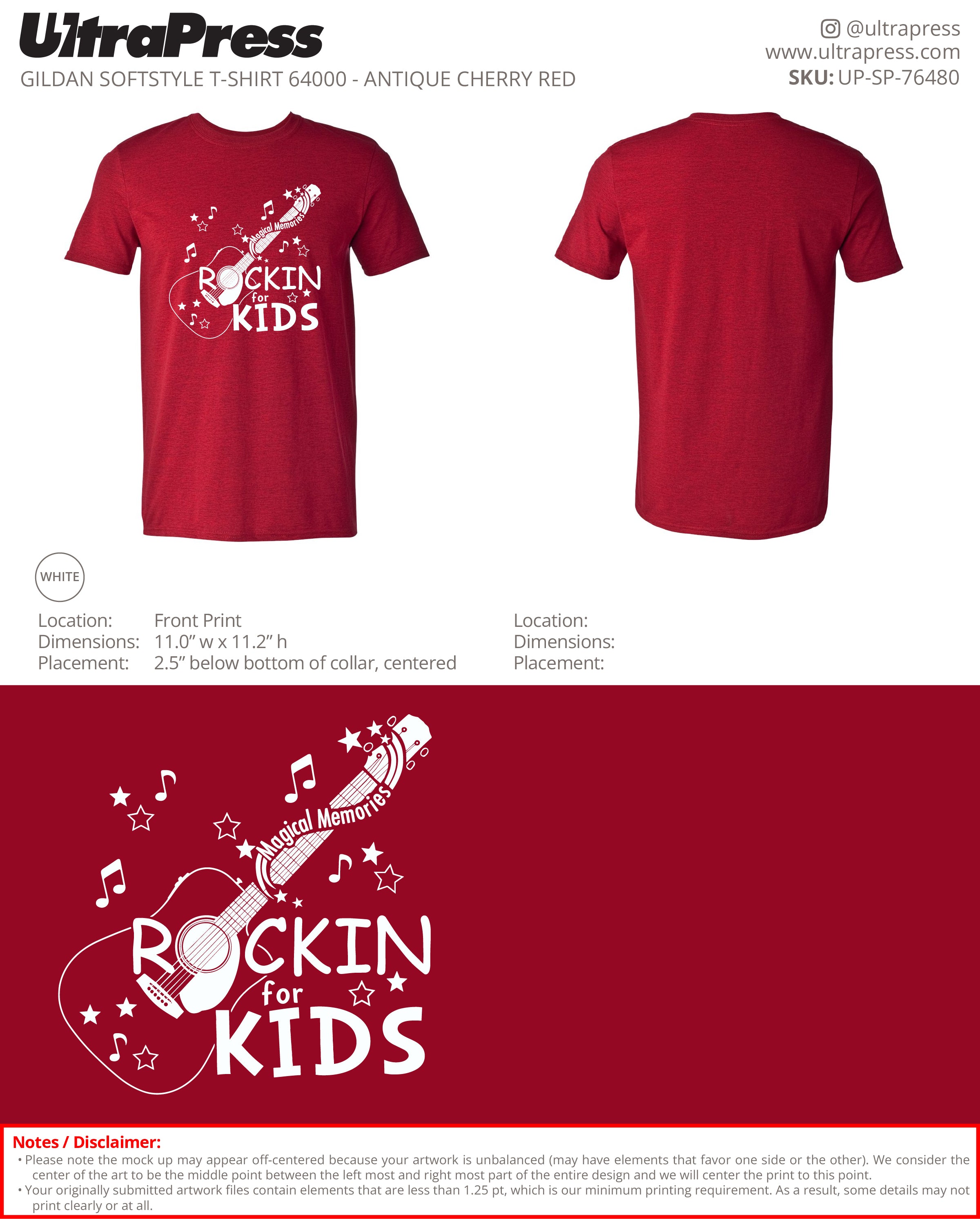 UP-SP-76480 Magical Memories Rockin' for Kids- Kerry Tilford 100 Min Qty (Bulk)