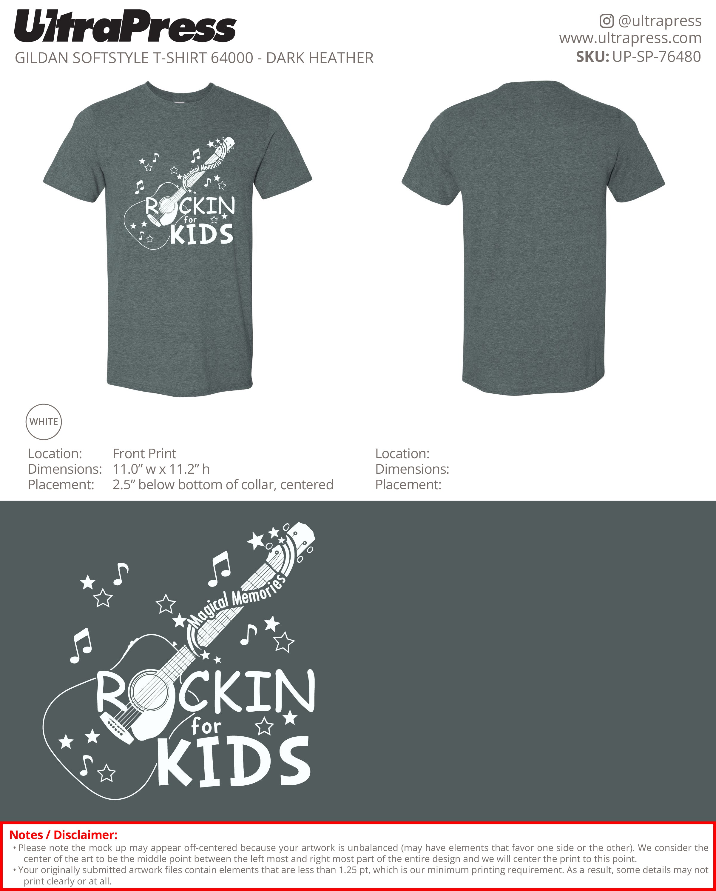 UP-SP-76480 Magical Memories Rockin' for Kids- Kerry Tilford 100 Min Qty (Bulk)