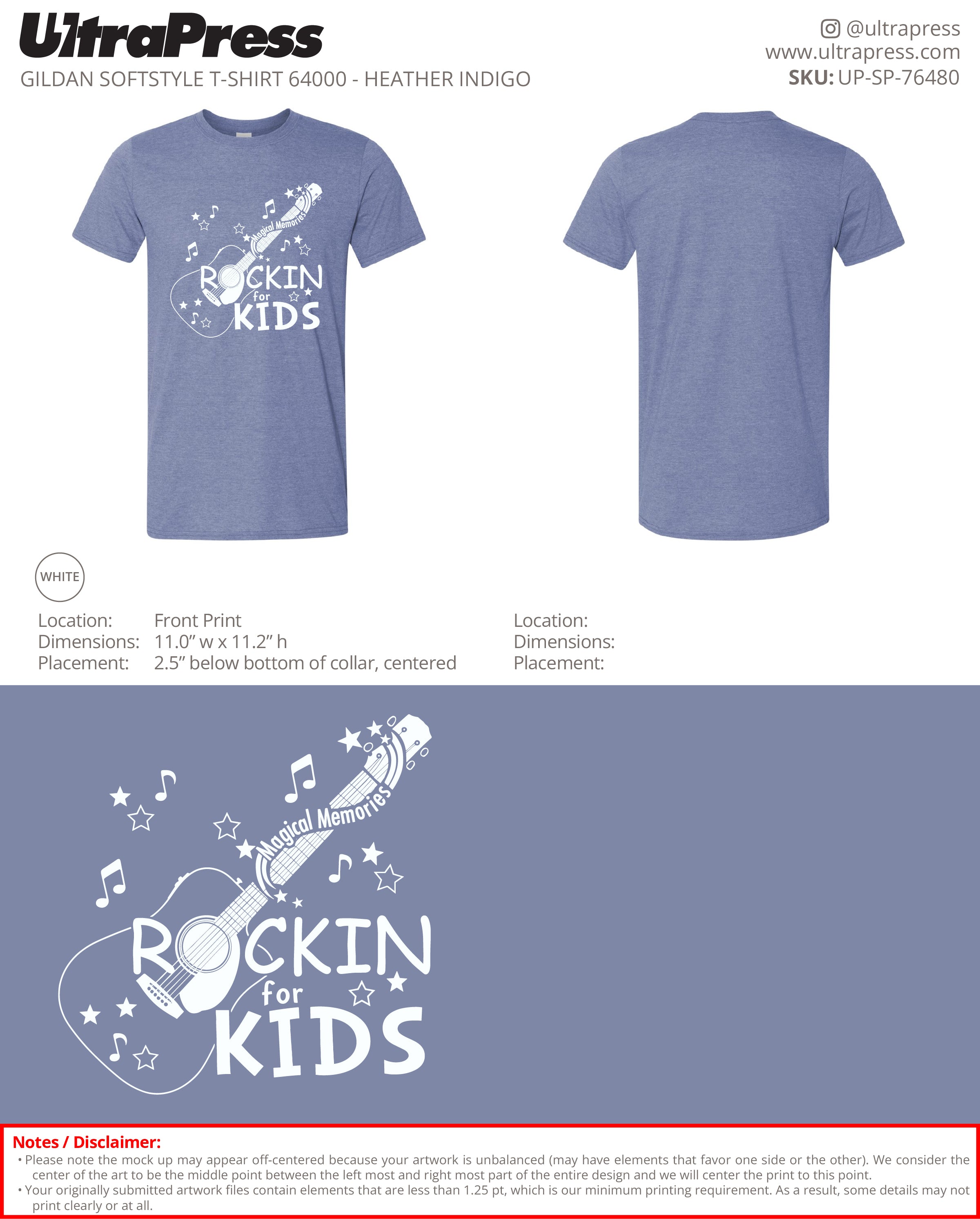 UP-SP-76480 Magical Memories Rockin' for Kids- Kerry Tilford 100 Min Qty (Bulk)