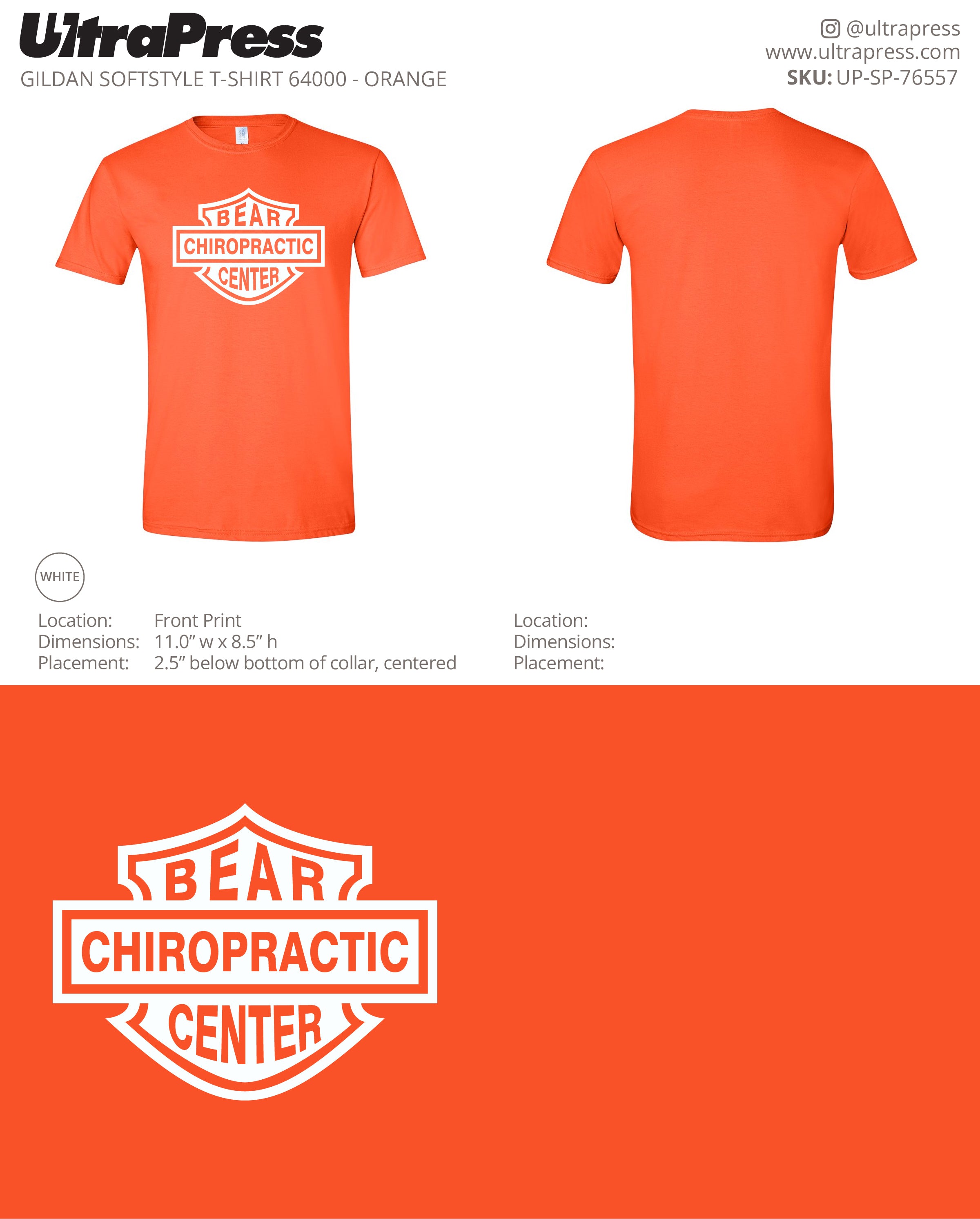 UP-SP-76557 Bear Chiropractic Center - Alex Bohatiuk 100 Min Qty (Bulk)