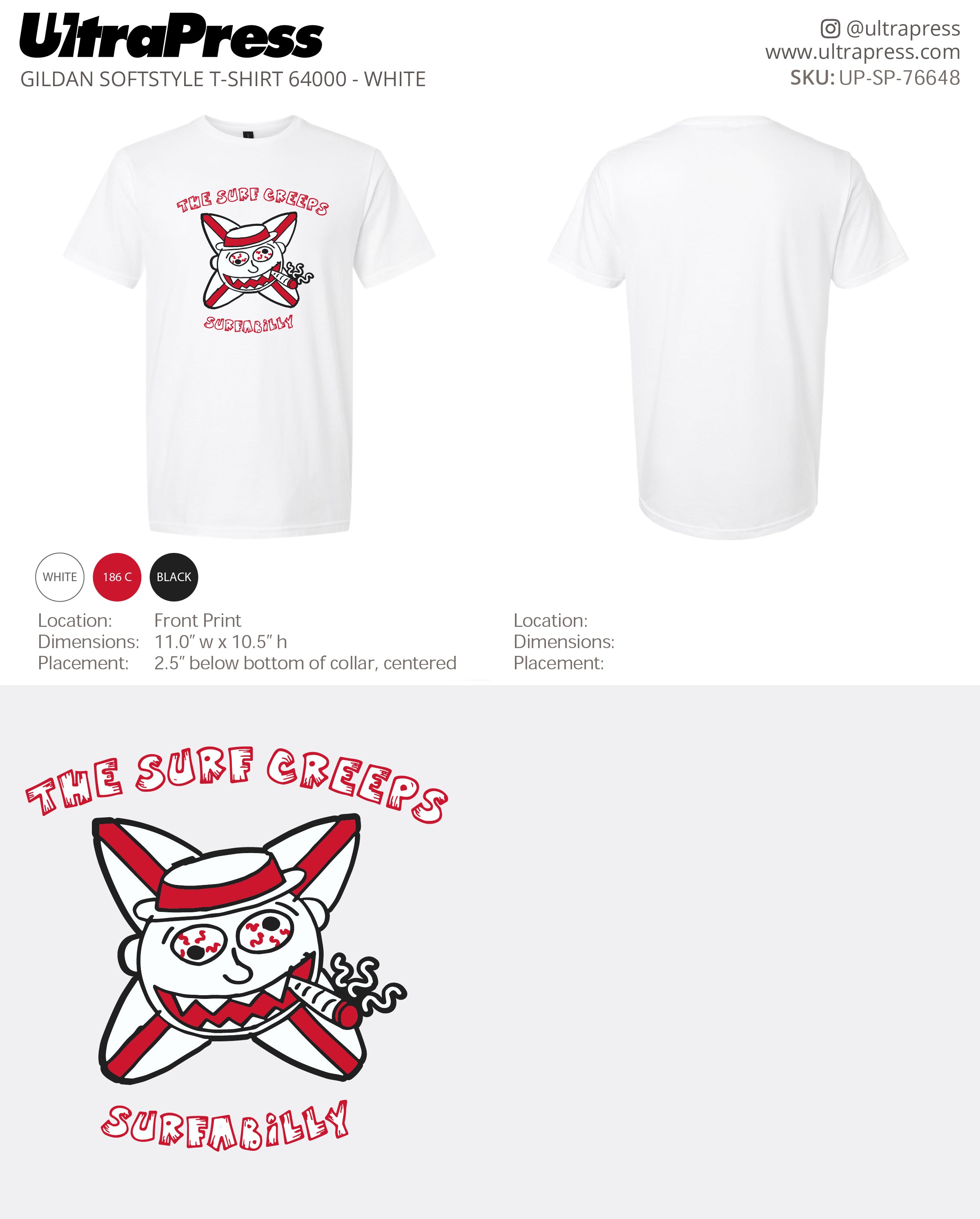 UP-SP-76648 The Surf Creeps - Lenny Fortunato 100 Min Qty (Bulk)