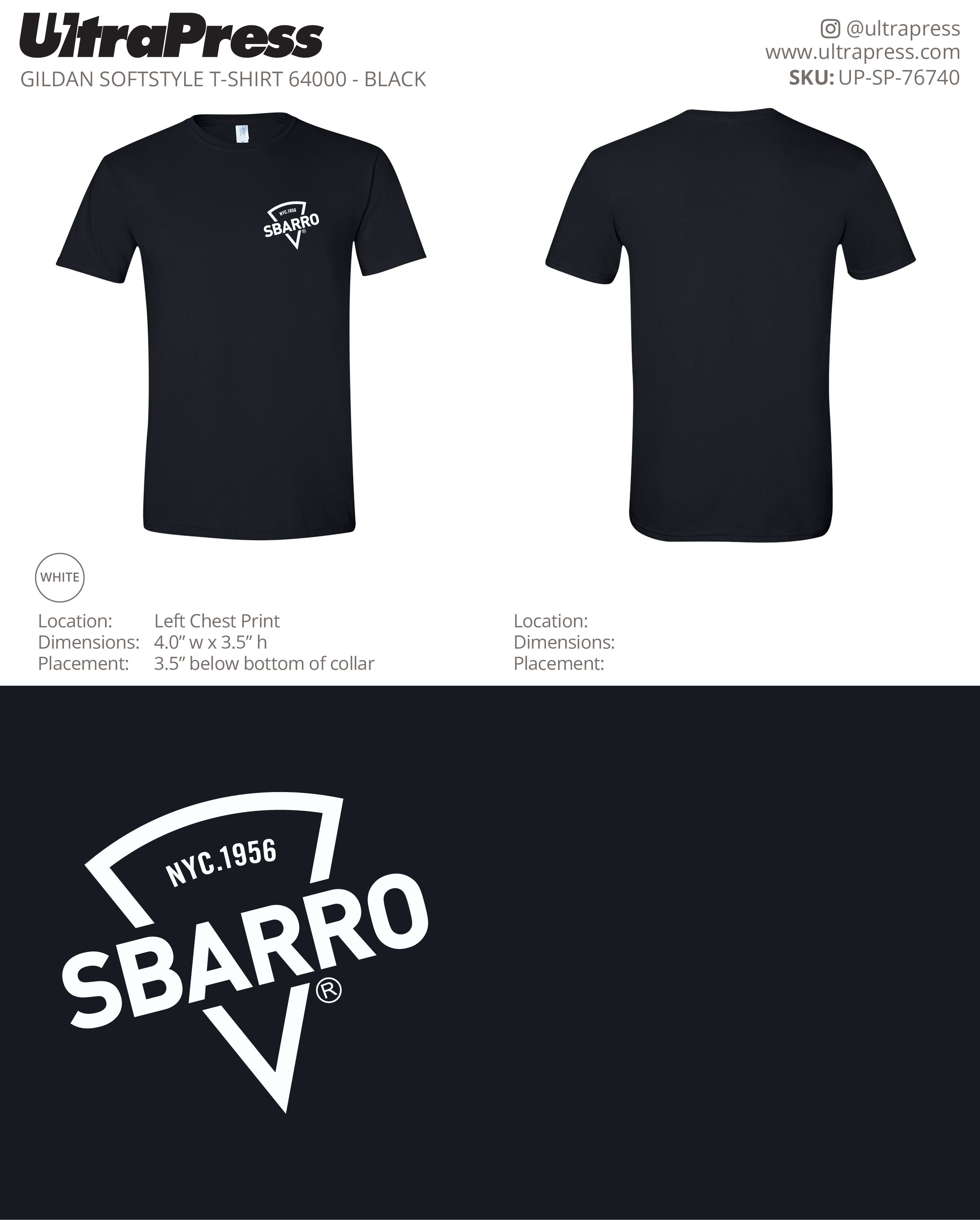 UP-SP-76740 NYC 1956 Sbarro - Falgun Patel 100 Min Qty (Bulk)