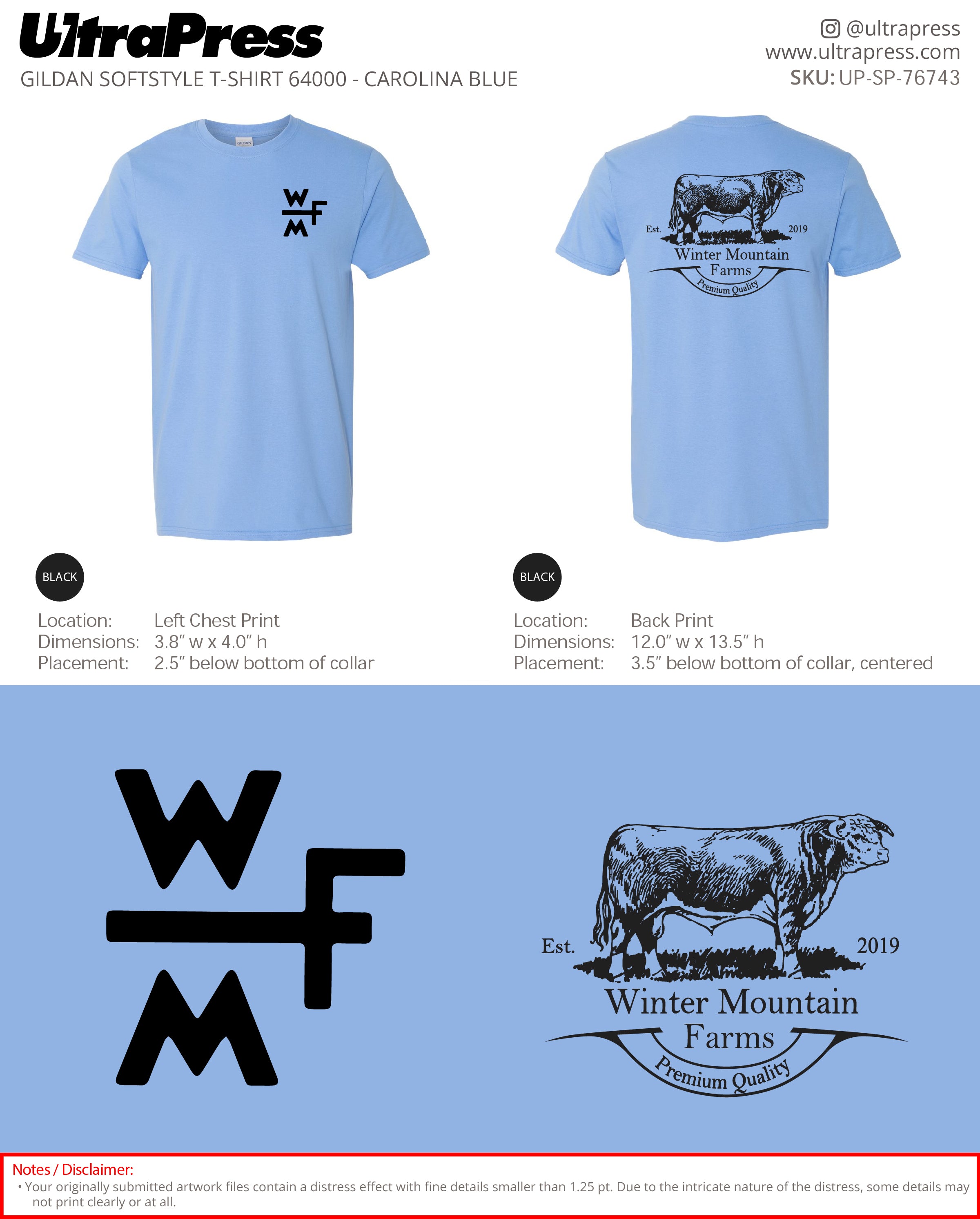 UP-SP-76743 Winter Mountain Farms - Keith Lusch 100 Pieces Package (Bulk)