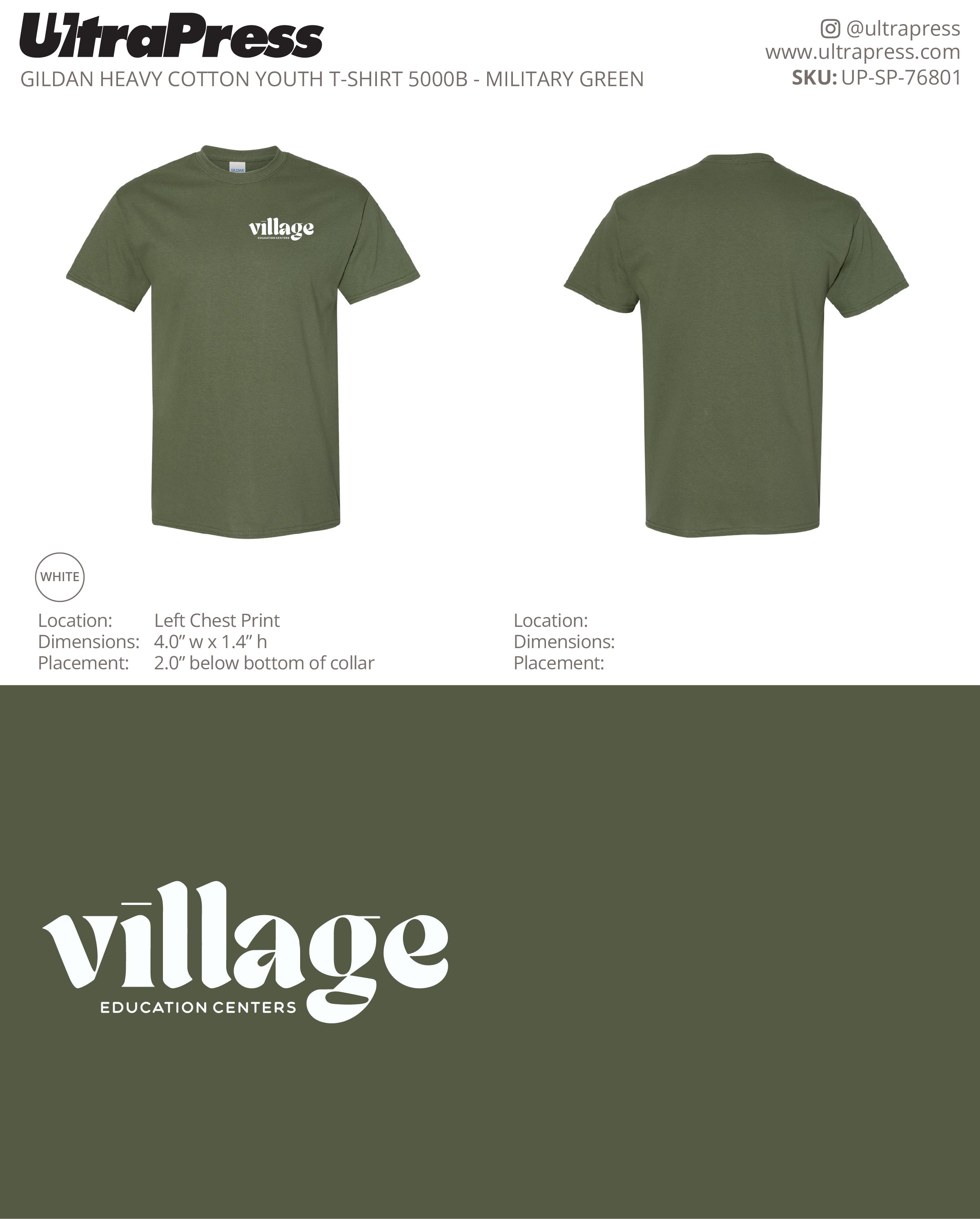 UP-SP-76801 Village Education Centers - Erica Harper 100 Pieces Package (Bulk)