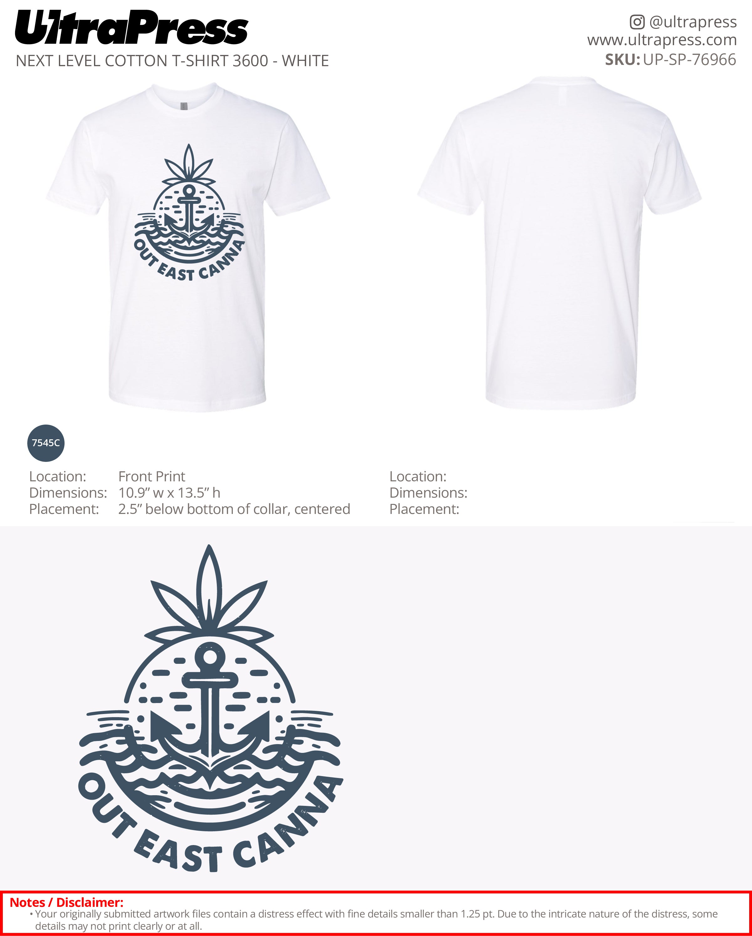 UP-SP-76966 White Shirt - Dillon White 100 Min Qty (Bulk)