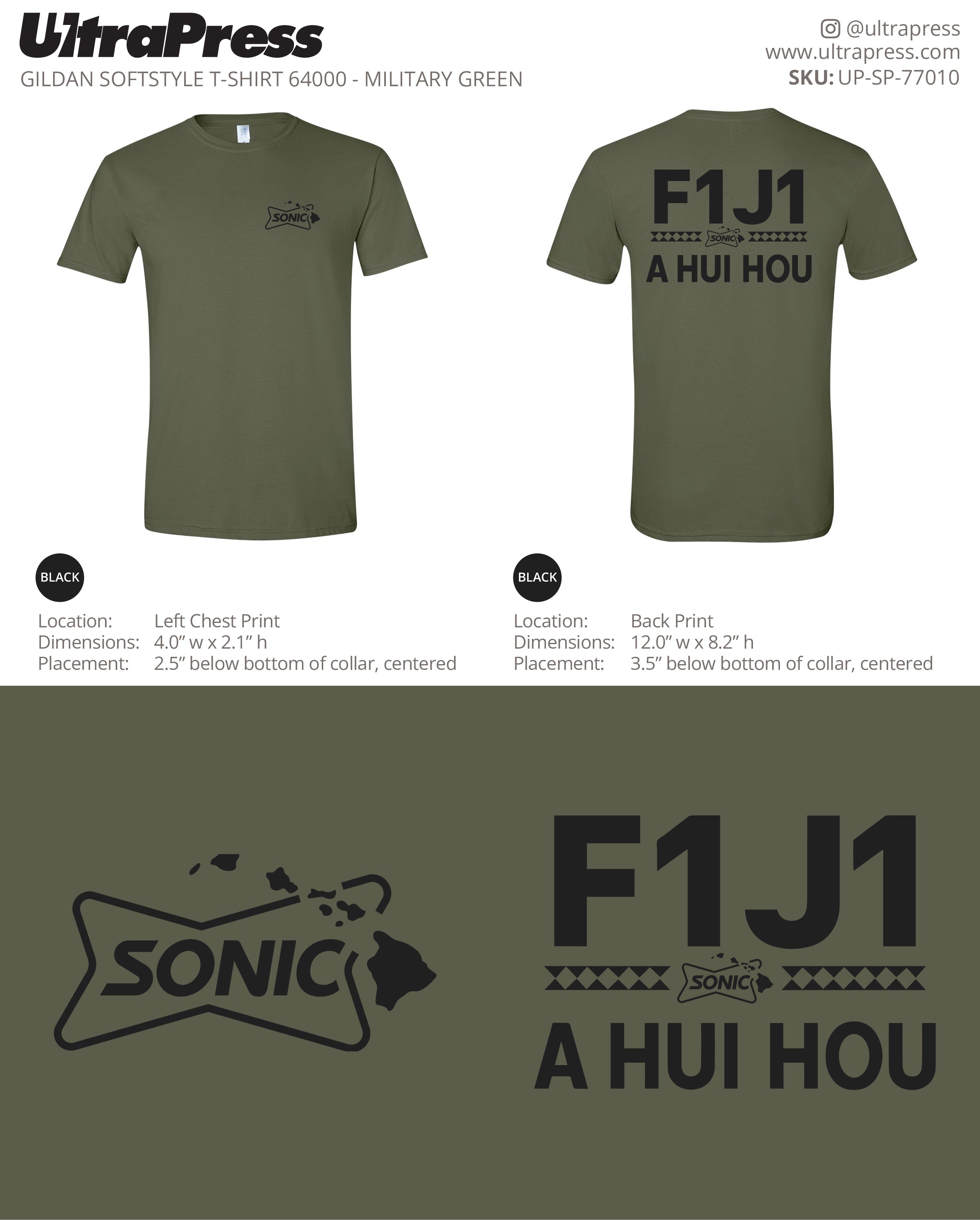 UP-SP-77010 Sonic F1J1 - Edwin Prather 100 Min Qty (Bulk)