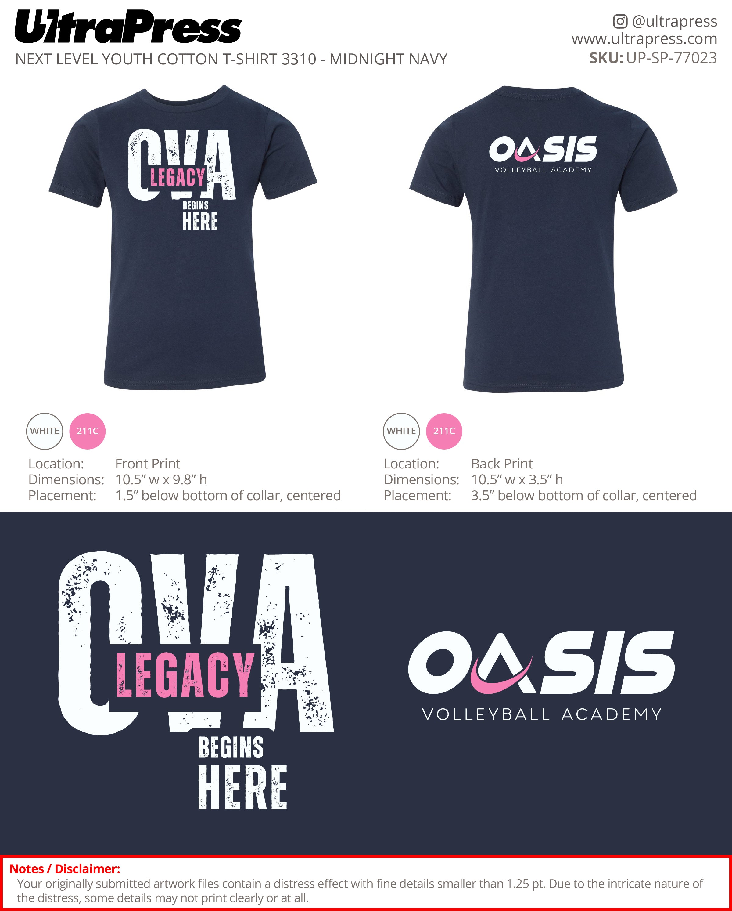 UP-SP-77023 Ova Legacy Begins Here - Derek Nugent 100 Min Qty (Bulk)