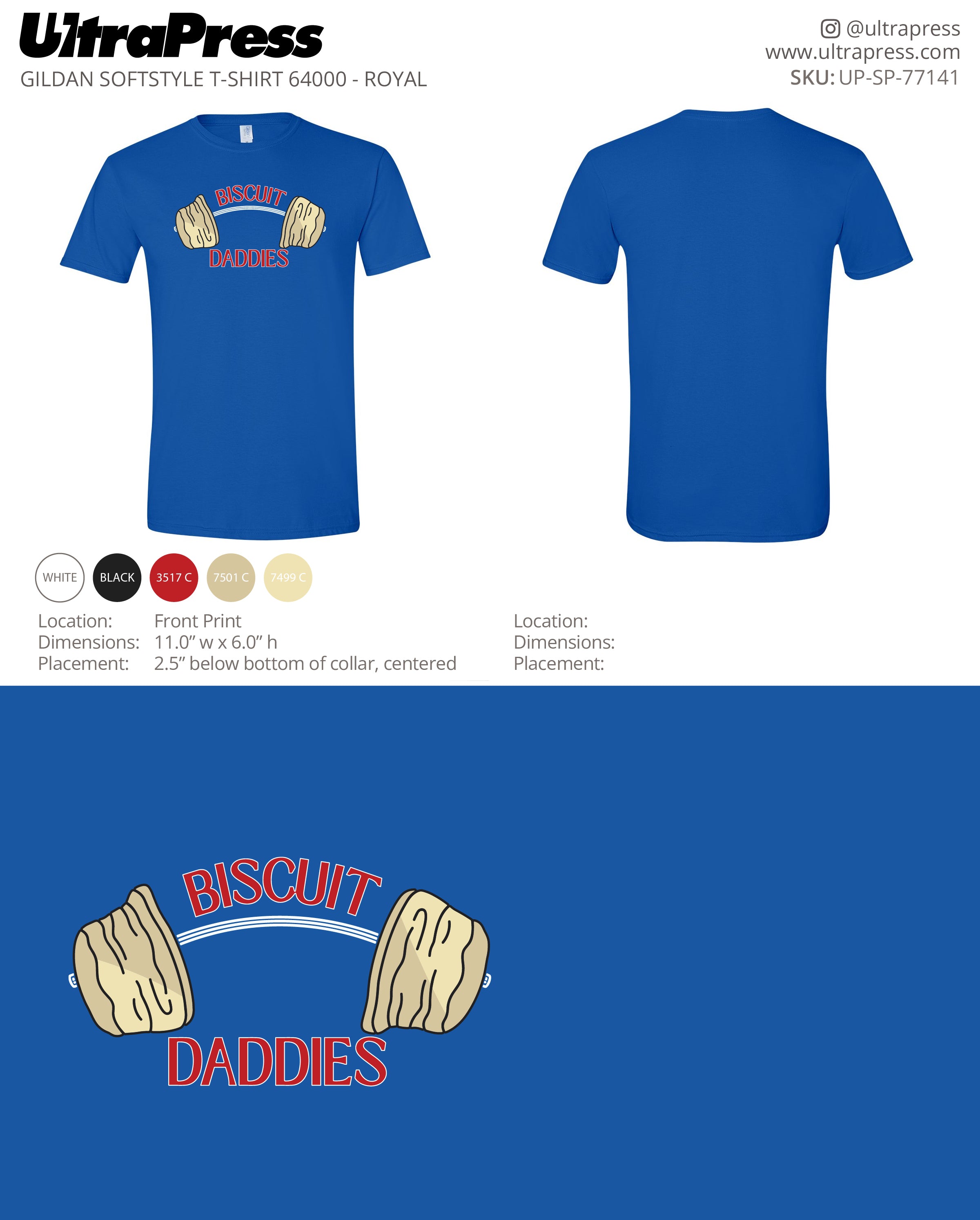 UP-SP-77141 Biscuit Daddies - Steven Moore 100 Min Qty (Bulk)