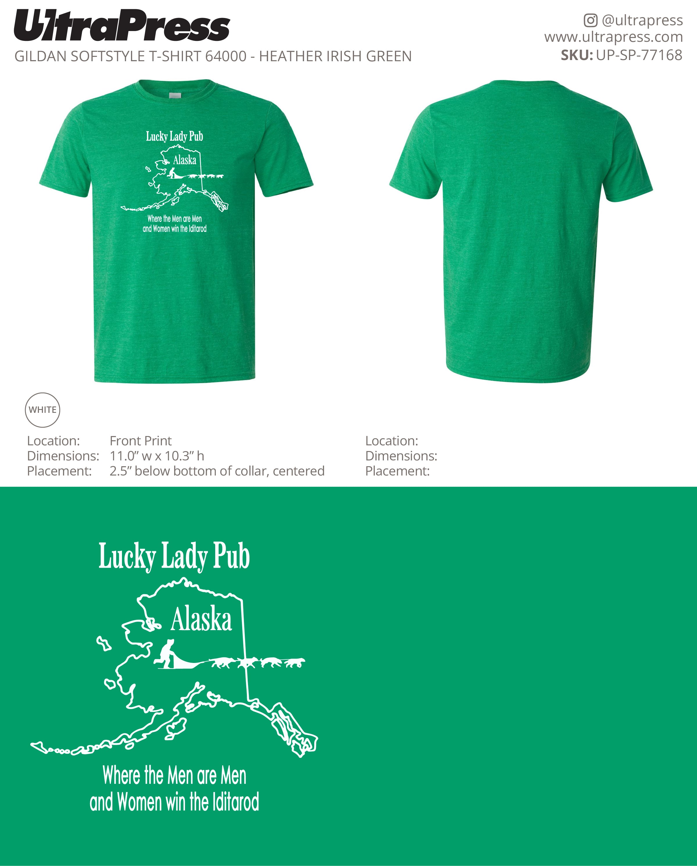 UP-SP-77168 Lucky Lady Pub - Jacob Haas 50 Pieces Package (Bulk)