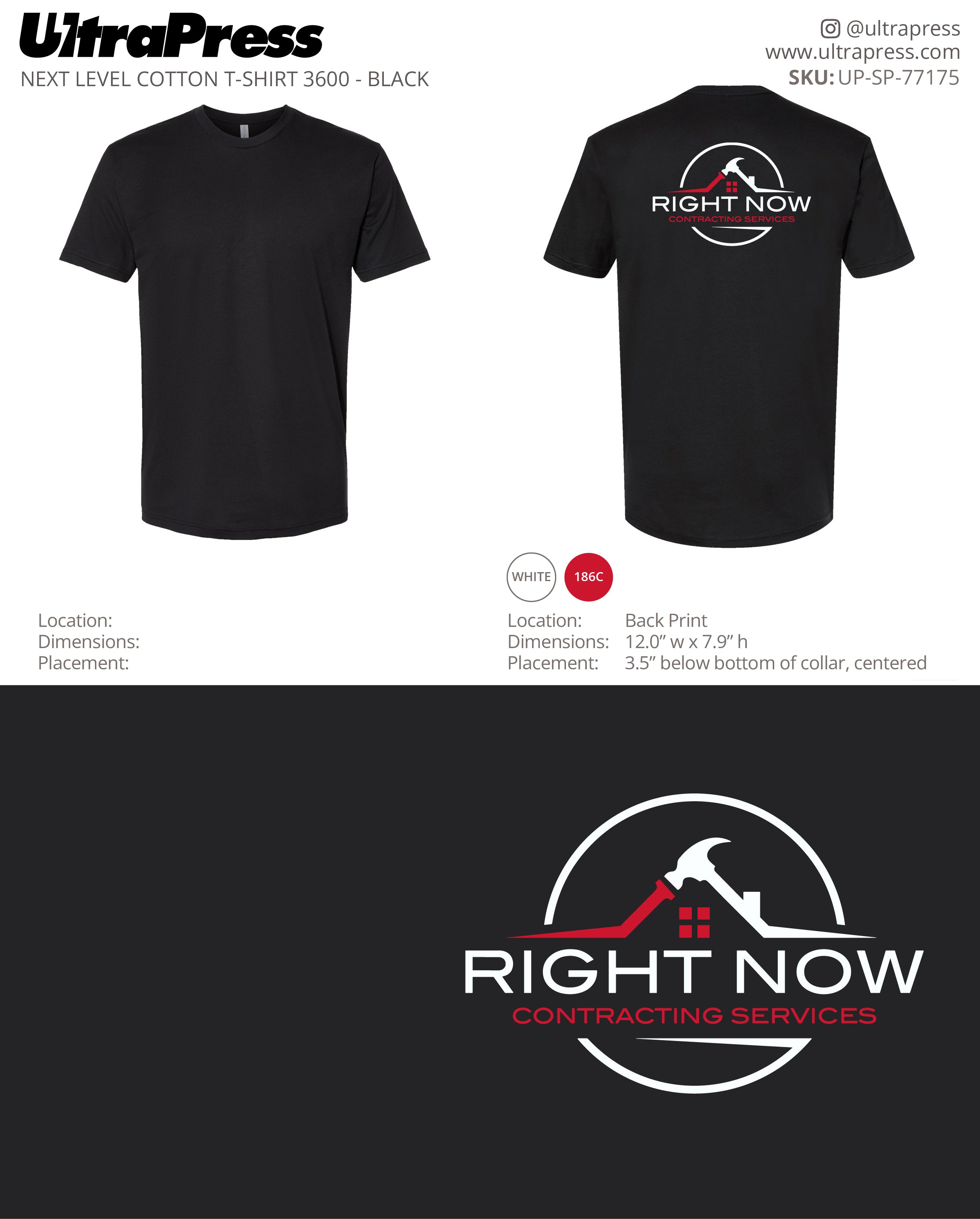 UP-SP-77175 Right Now Contracting Services - Mike Polchek 100 Pieces Package (Bulk)