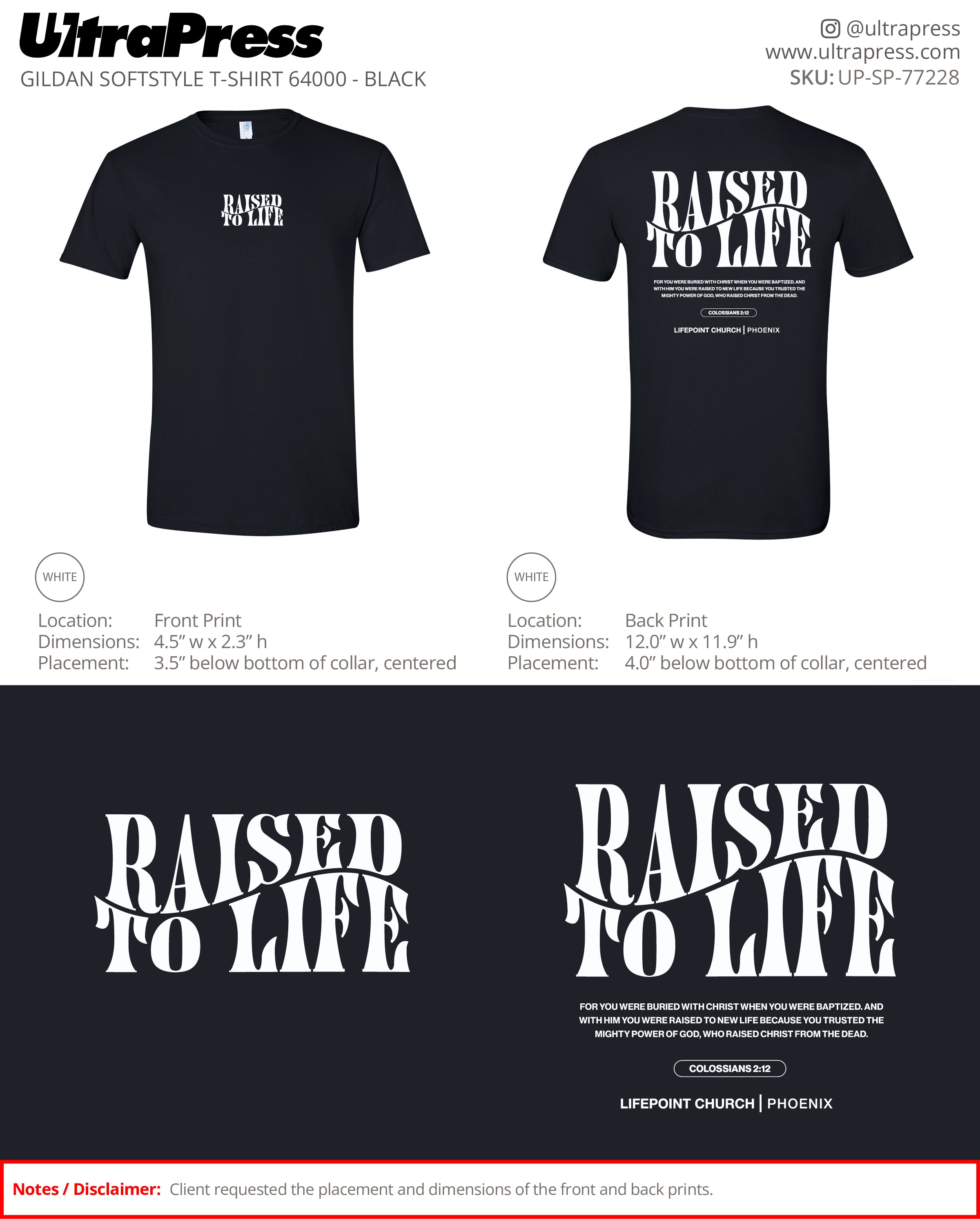 UP-SP-77228 Raised To Life - Courtney Williams 100 Pieces Package Deal (Bulk)