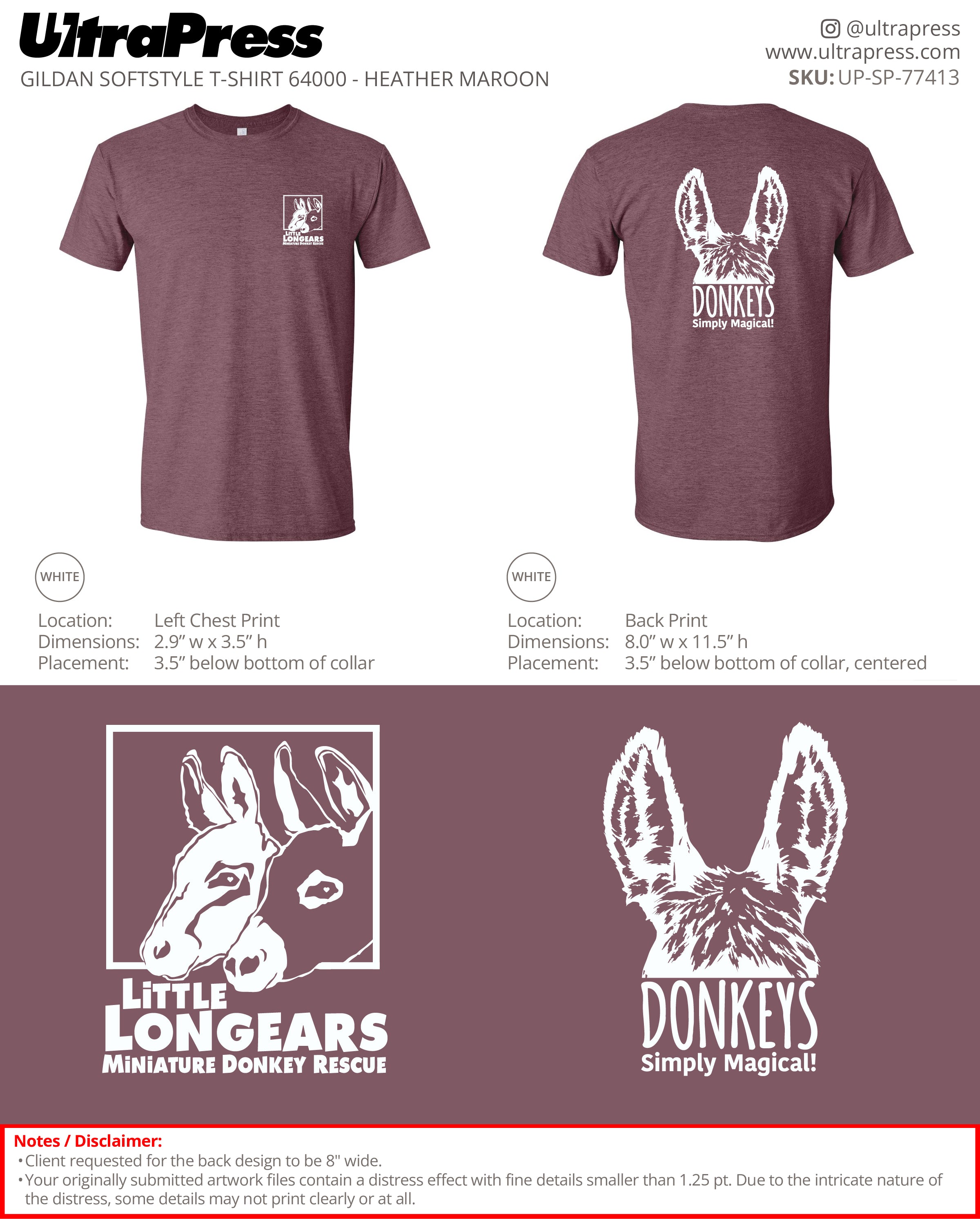 UP-SP-77413 Little Longears - Cheryl Pokorny 100 Pieces Package (Bulk)