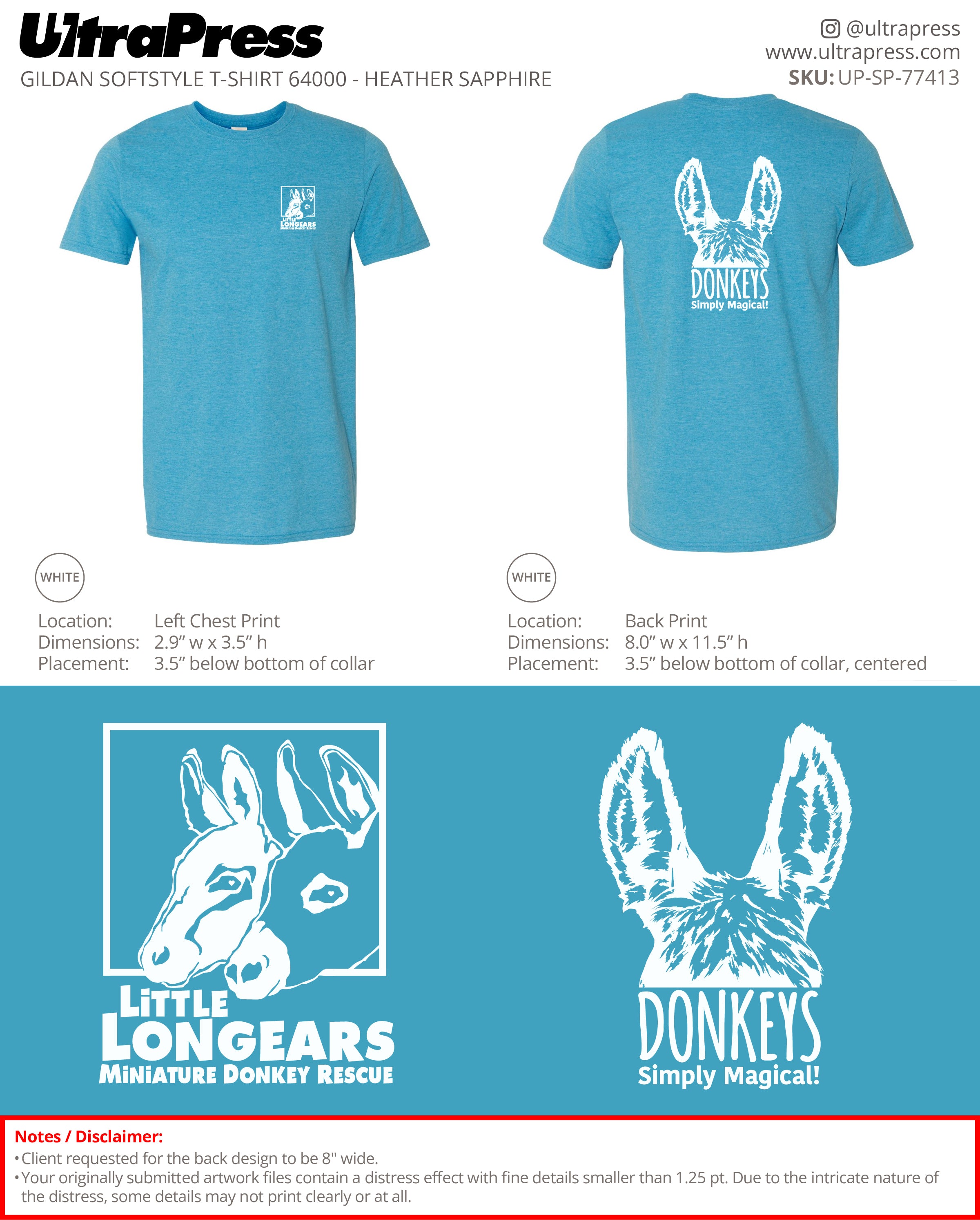 UP-SP-77413 Little Longears - Cheryl Pokorny 100 Pieces Package (Bulk)