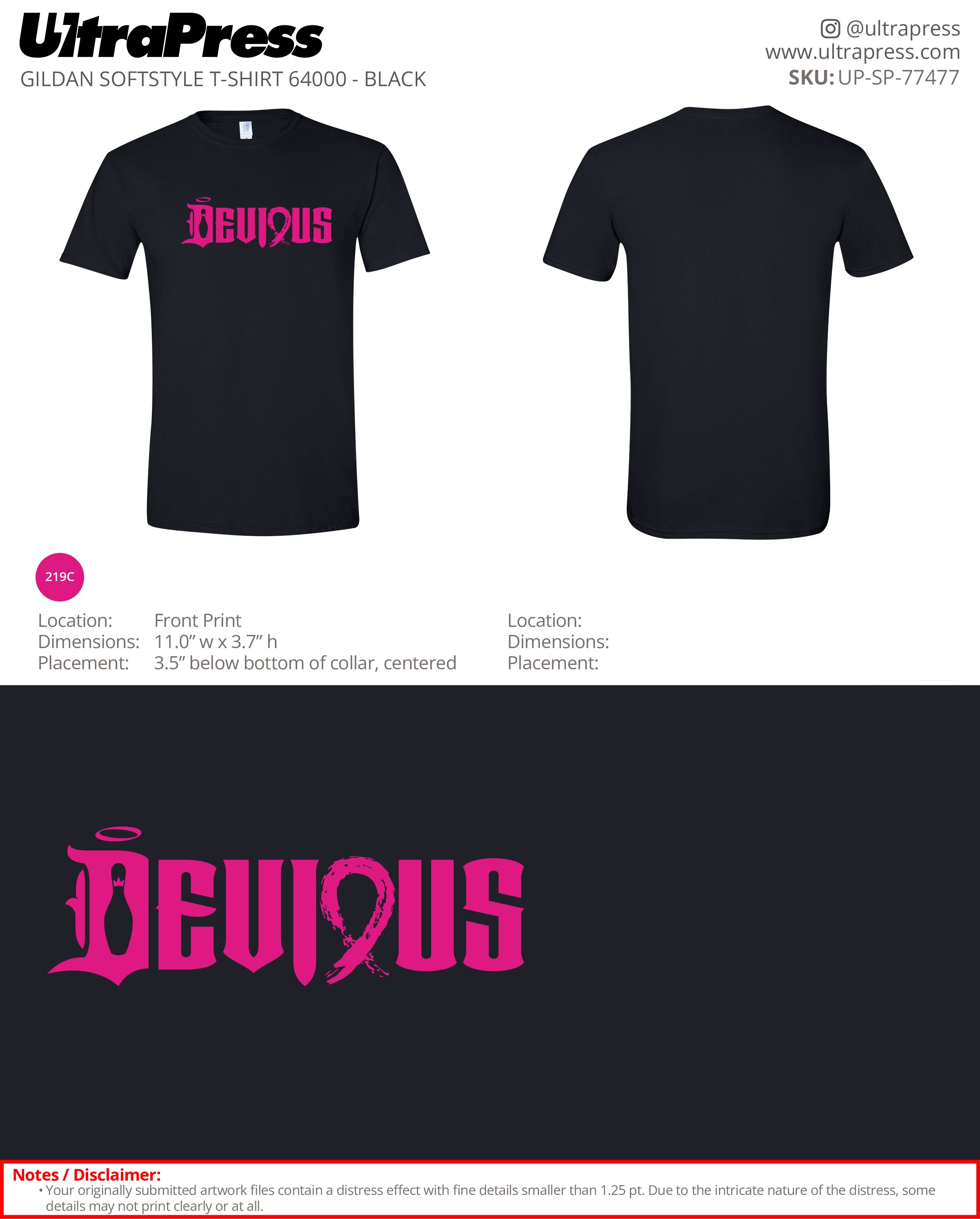 UP-SP-77477 Devious - Jesse Segna 100 Pieces Package (Bulk)