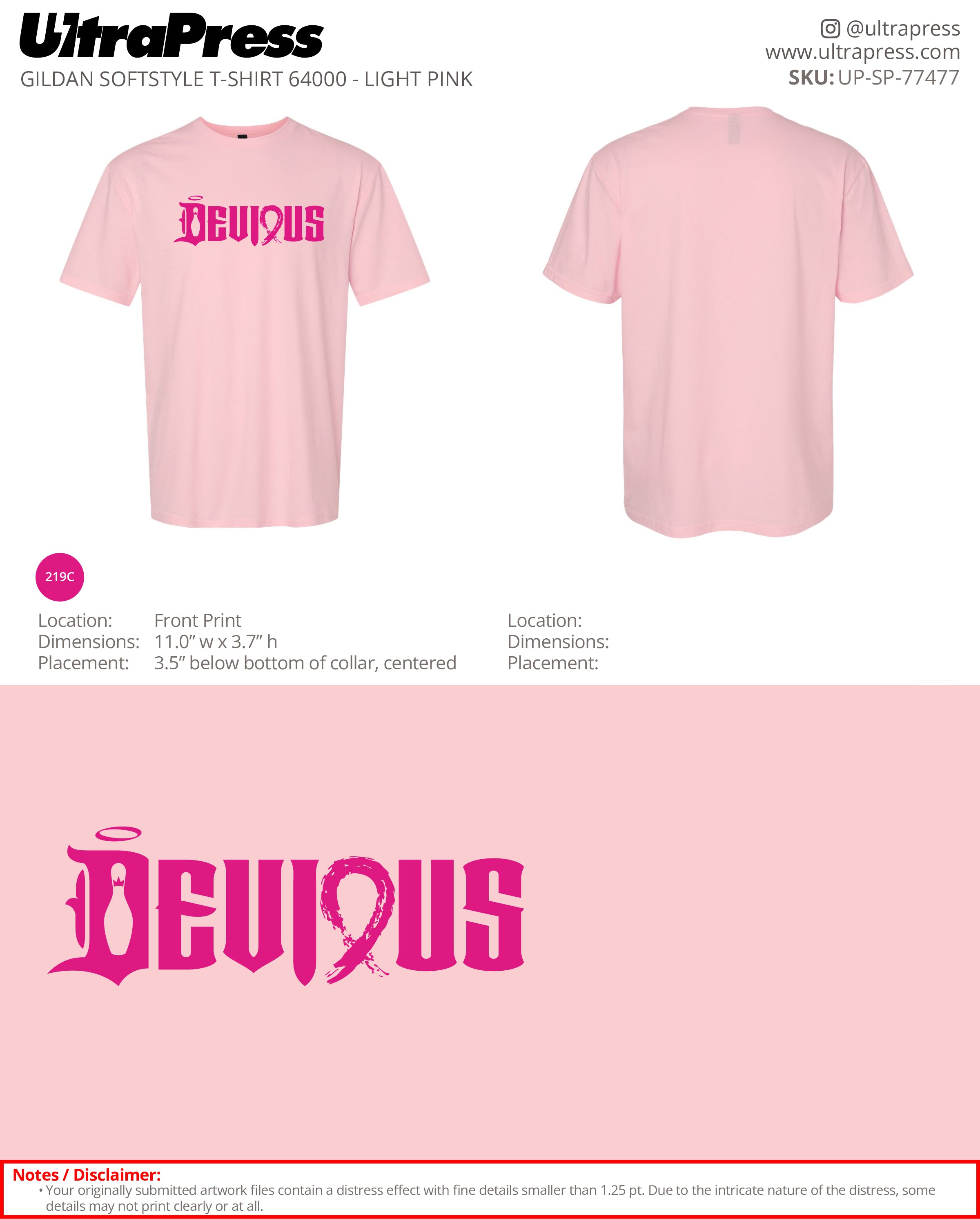 UP-SP-77477 Devious - Jesse Segna 100 Pieces Package (Bulk)