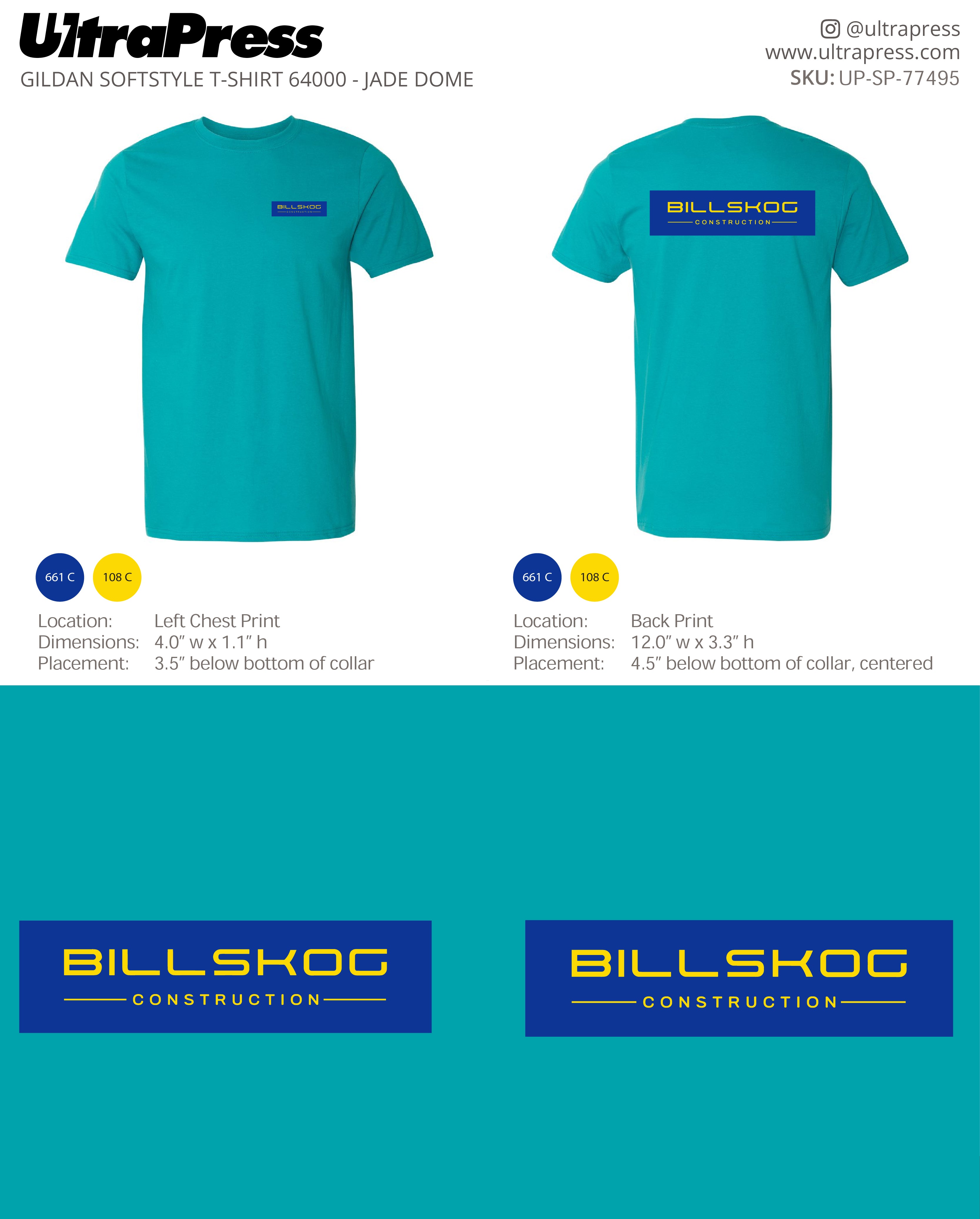 UP-SP-77495 Billskog Construction - Laila Garcia 100 Pieces Package (Bulk)