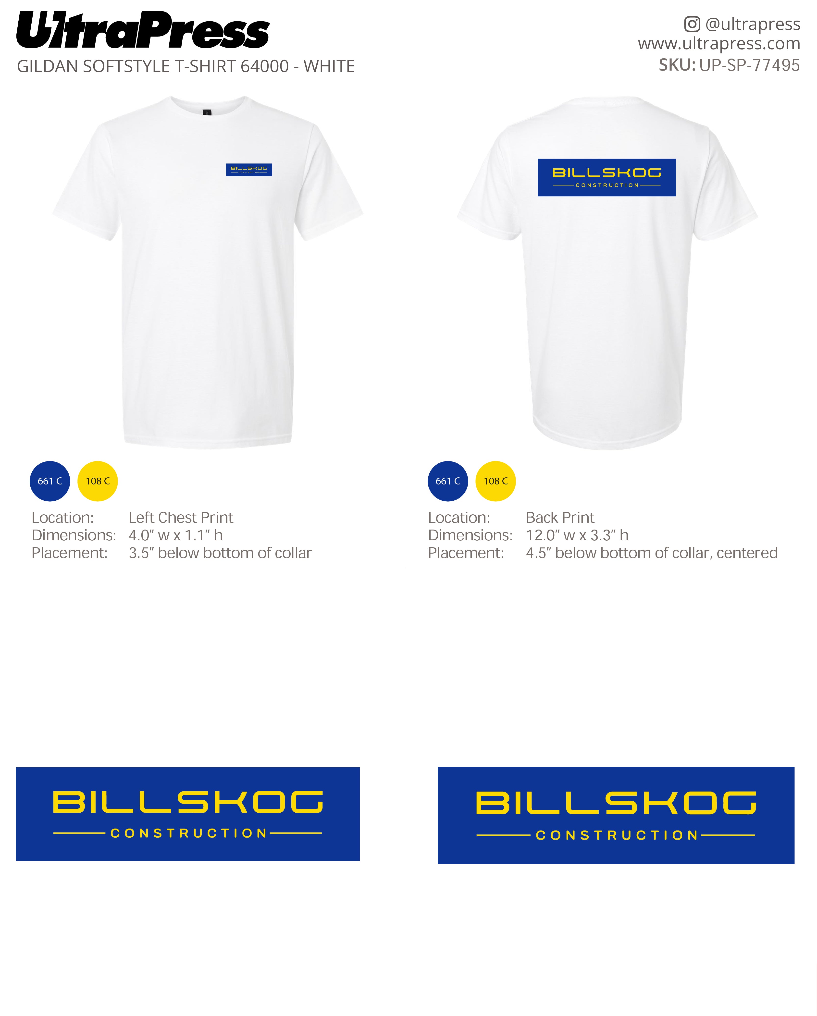 UP-SP-77495 Billskog Construction - Laila Garcia 100 Pieces Package (Bulk)