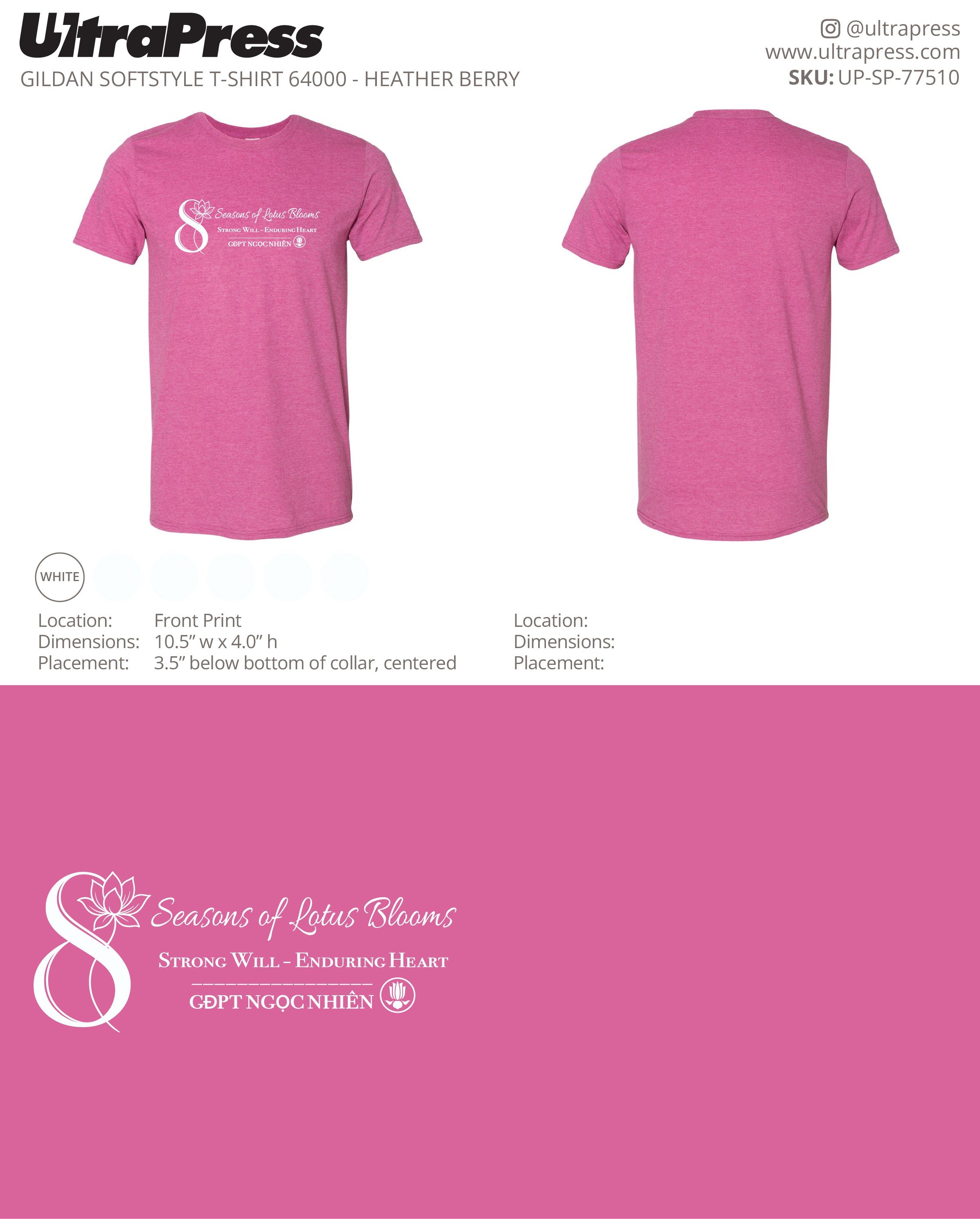 UP-SP-77510 Seasons of Lotus Blooms 2025 - Cuong Dinh 100 Min Qty (Bulk)