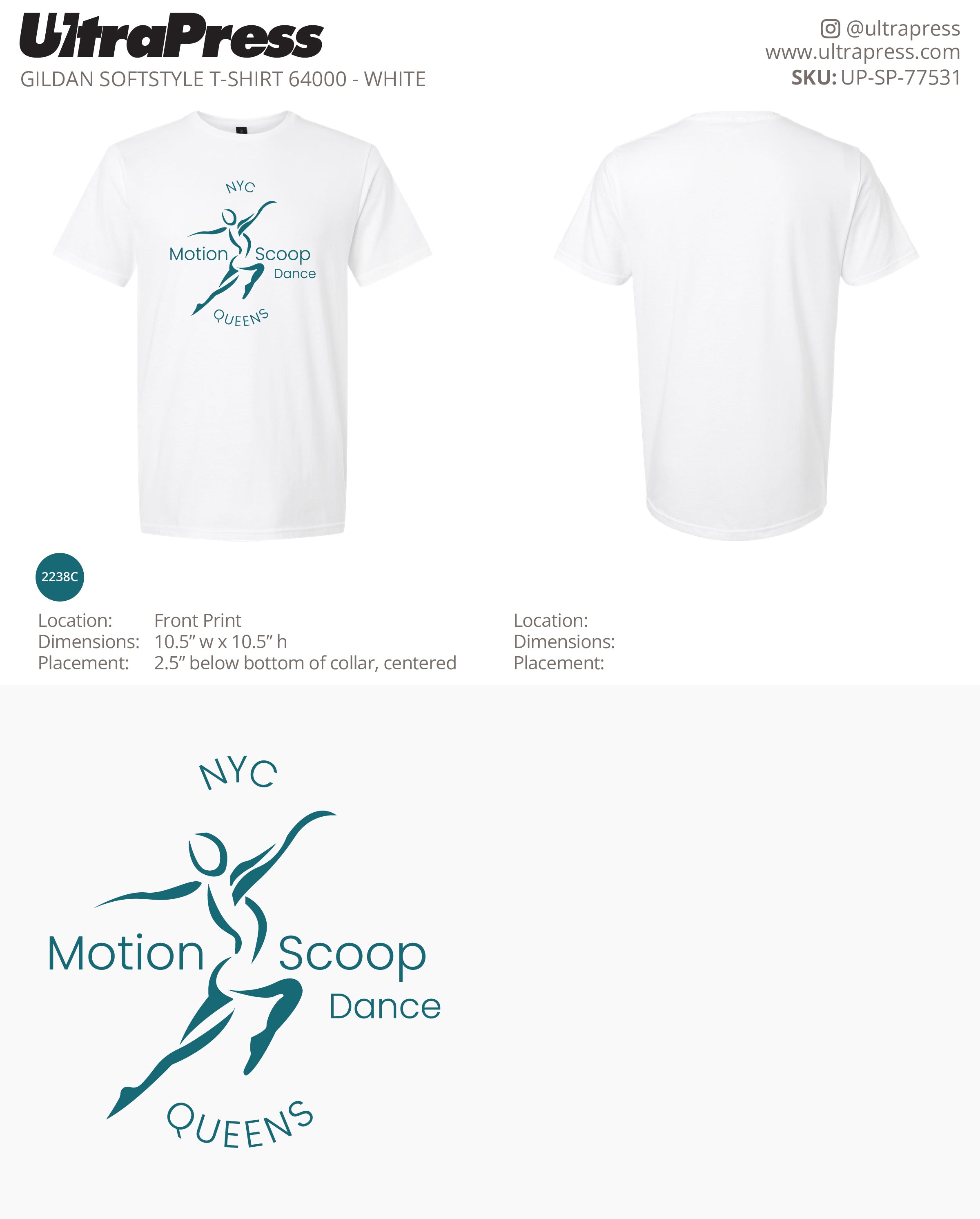 UP-SP-77531 NYC Motion Scoop Dance - Mari Vasconez 100 Min Qty (Bulk)