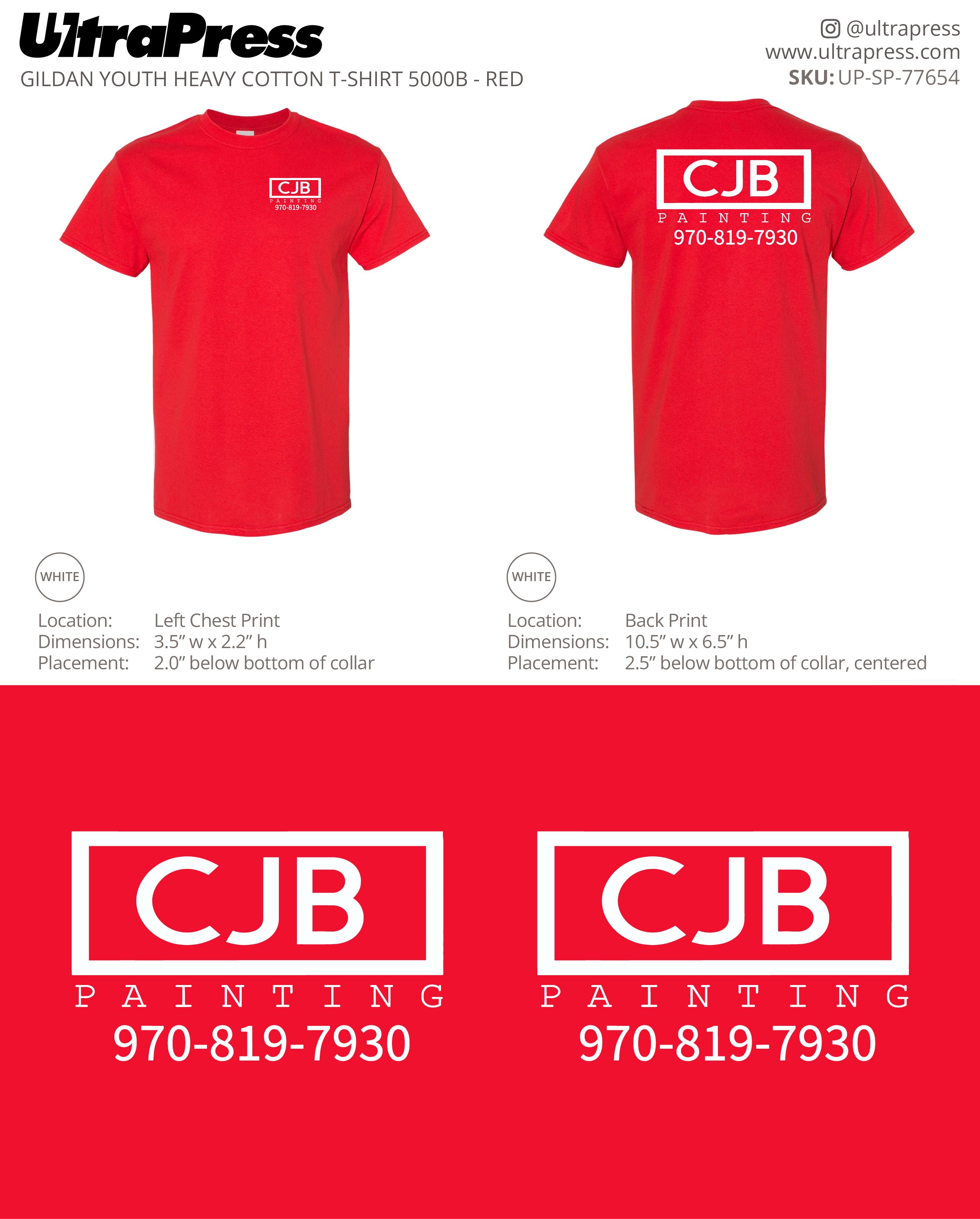 UP-SP-77654 CJB Painting - Chris Beresch 100 Min Qty (Bulk)