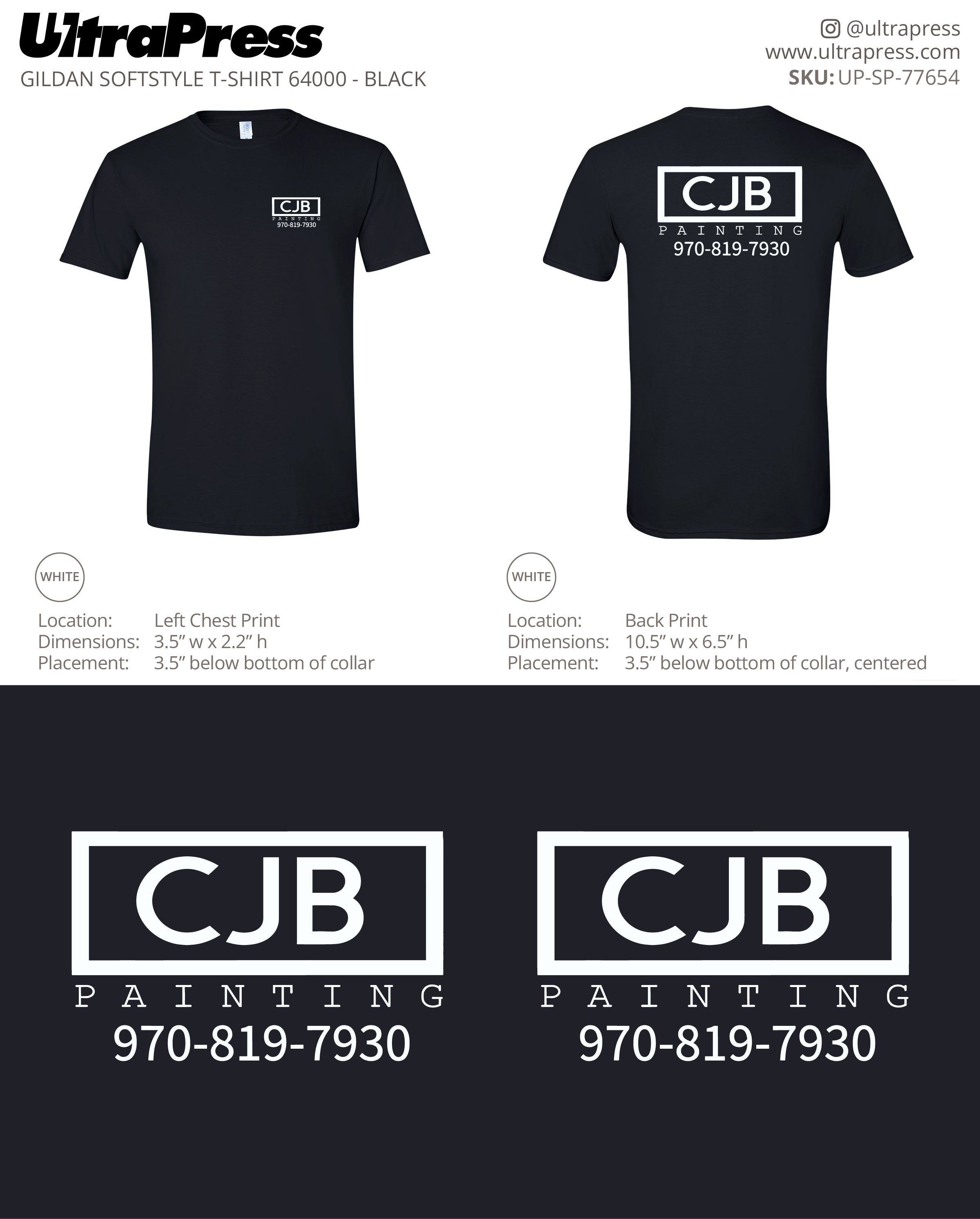 UP-SP-77654 CJB Painting - Chris Beresch 100 Min Qty (Bulk)