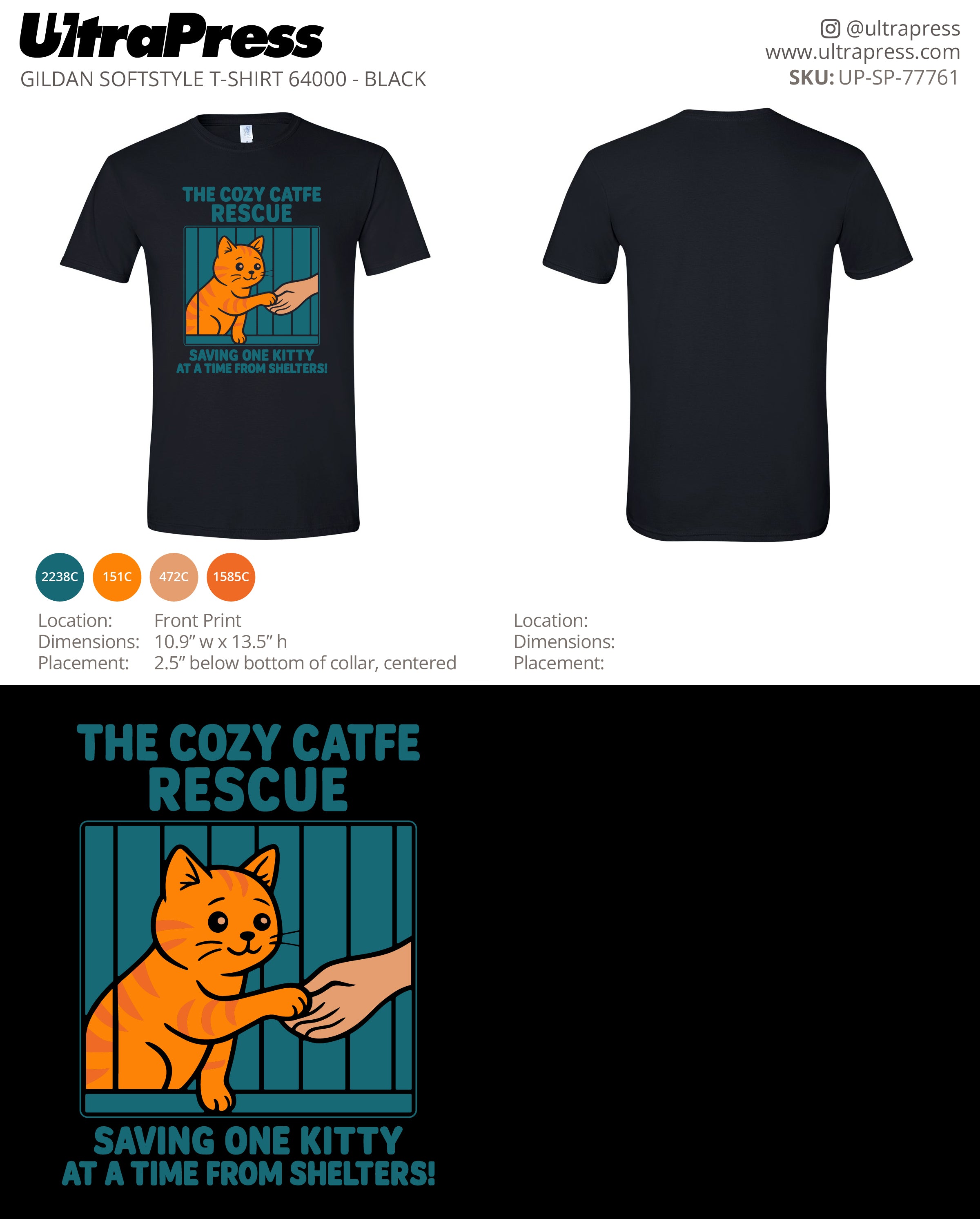 UP-SP-77761 The Cozy Catfe Rescue - Brandie Retana 24 Min Qty (Bulk)