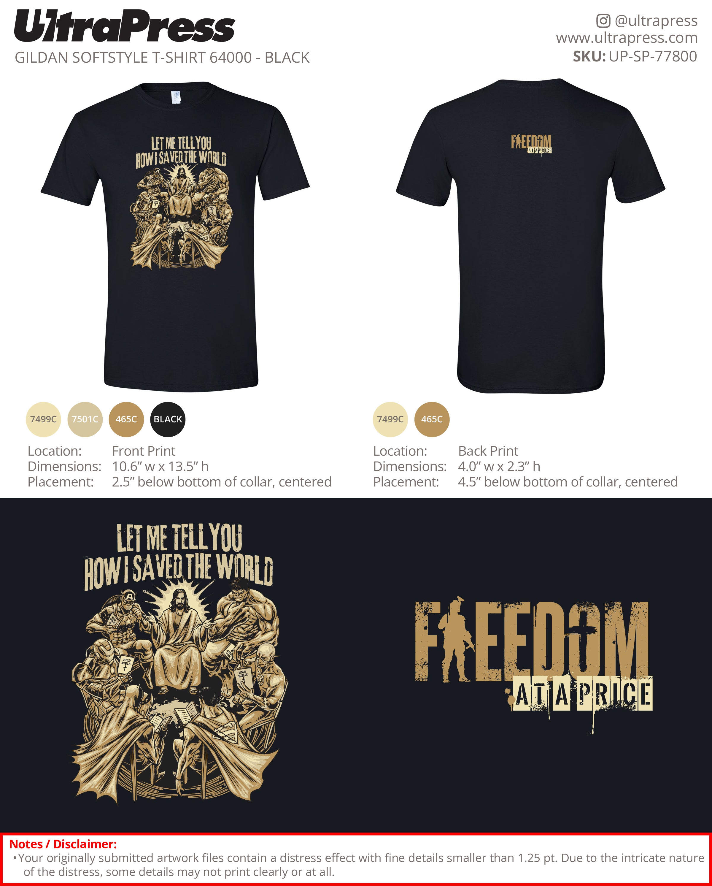 UP-SP-77800 Freedom At A Price - Benjamin Hutchins 100 Min Qty (Bulk)