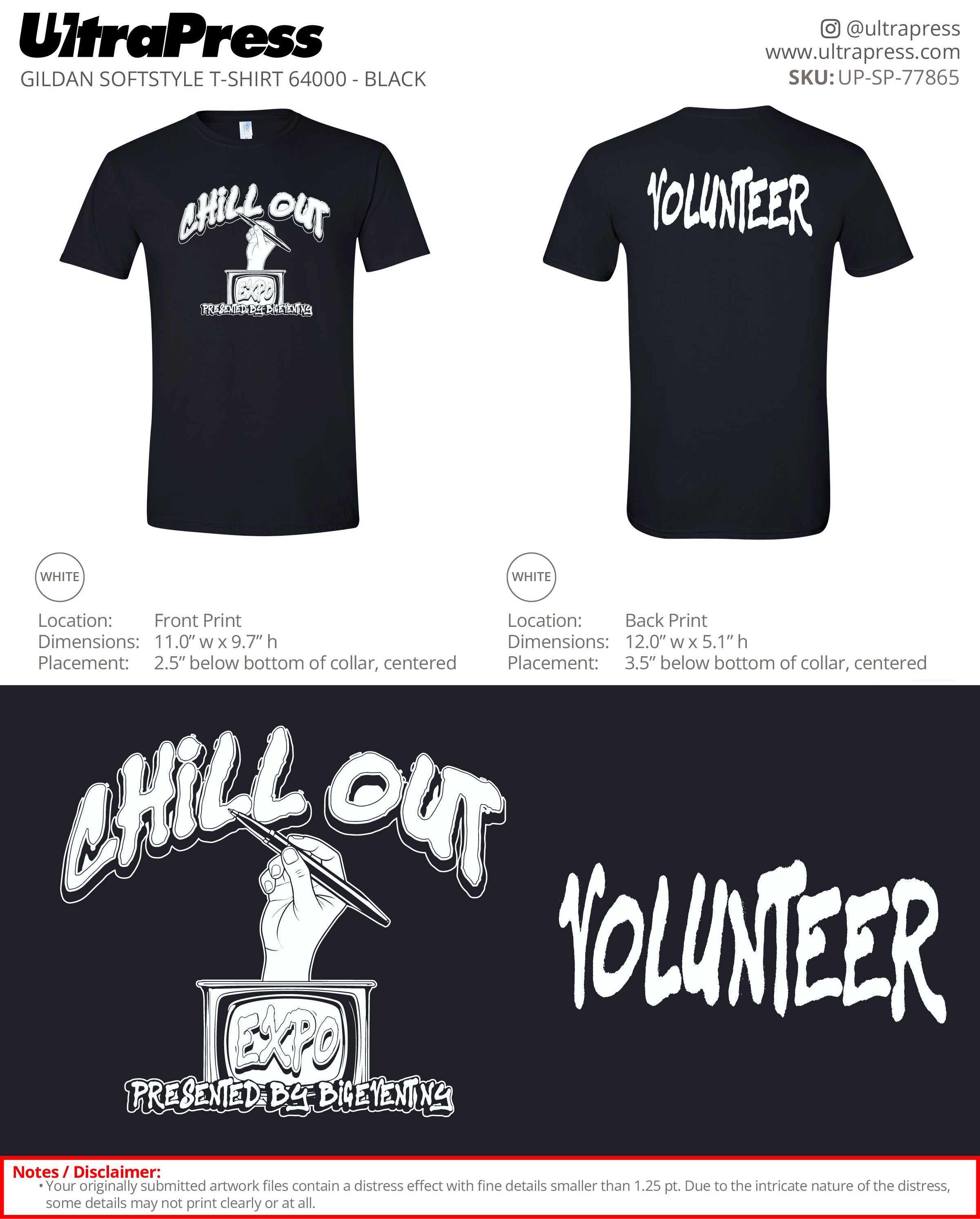 UP-SP-77865 Chill Out Expo (Volunteer) - Tom Unger 100 Min Qty (Bulk)