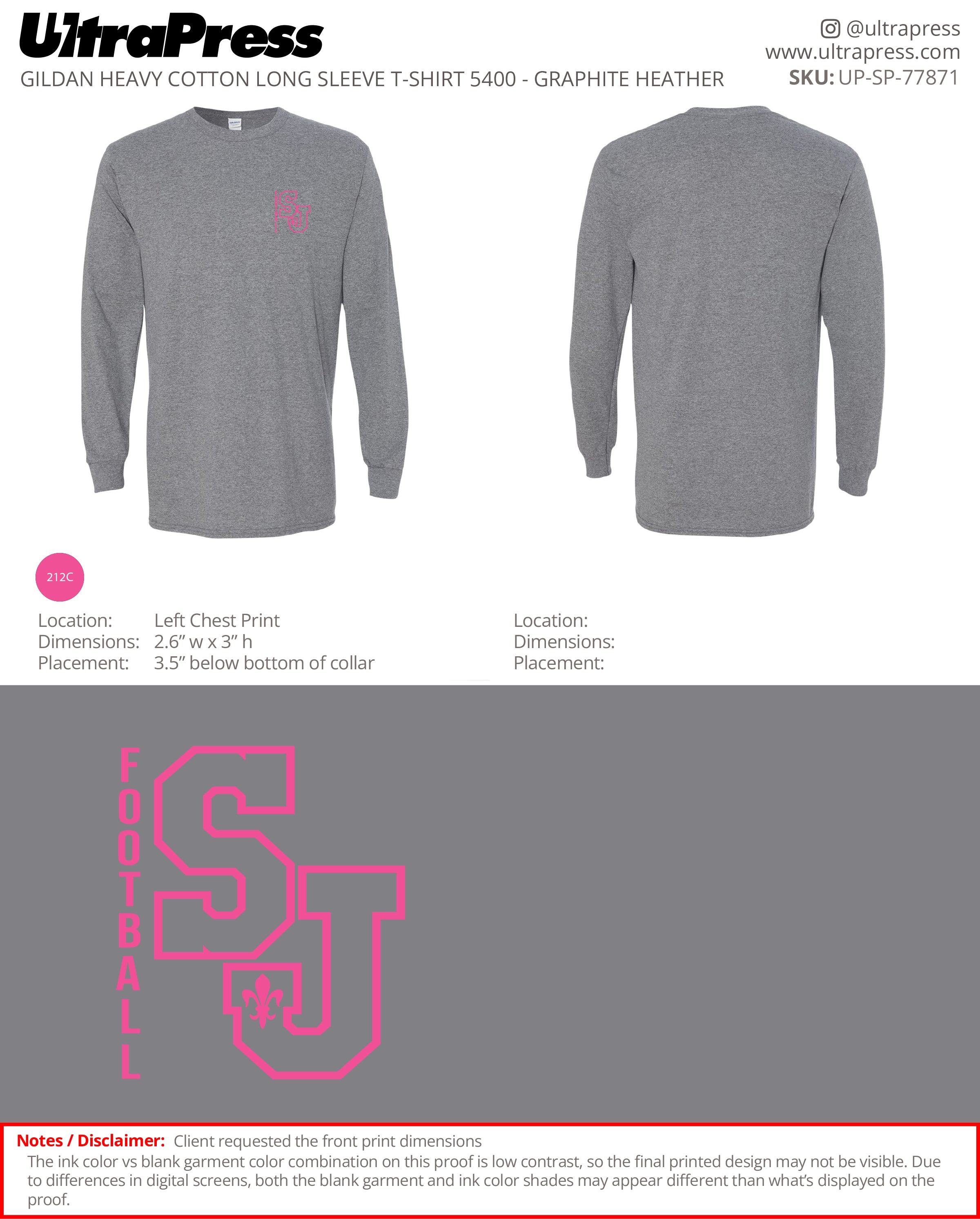 UP-SP-77871 Saint Joseph Long sleeves Shirts - Tim Loya 50 Min Qty (Bulk)