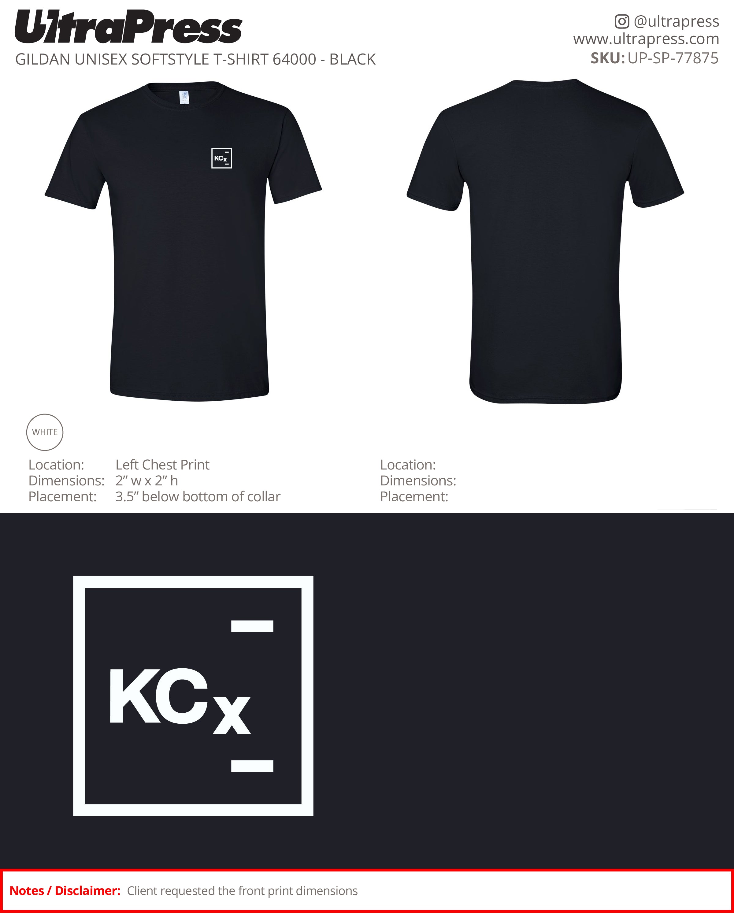 UP-SP-77875 KCX logo - Dean, Justin 100 Min Qty (Bulk)