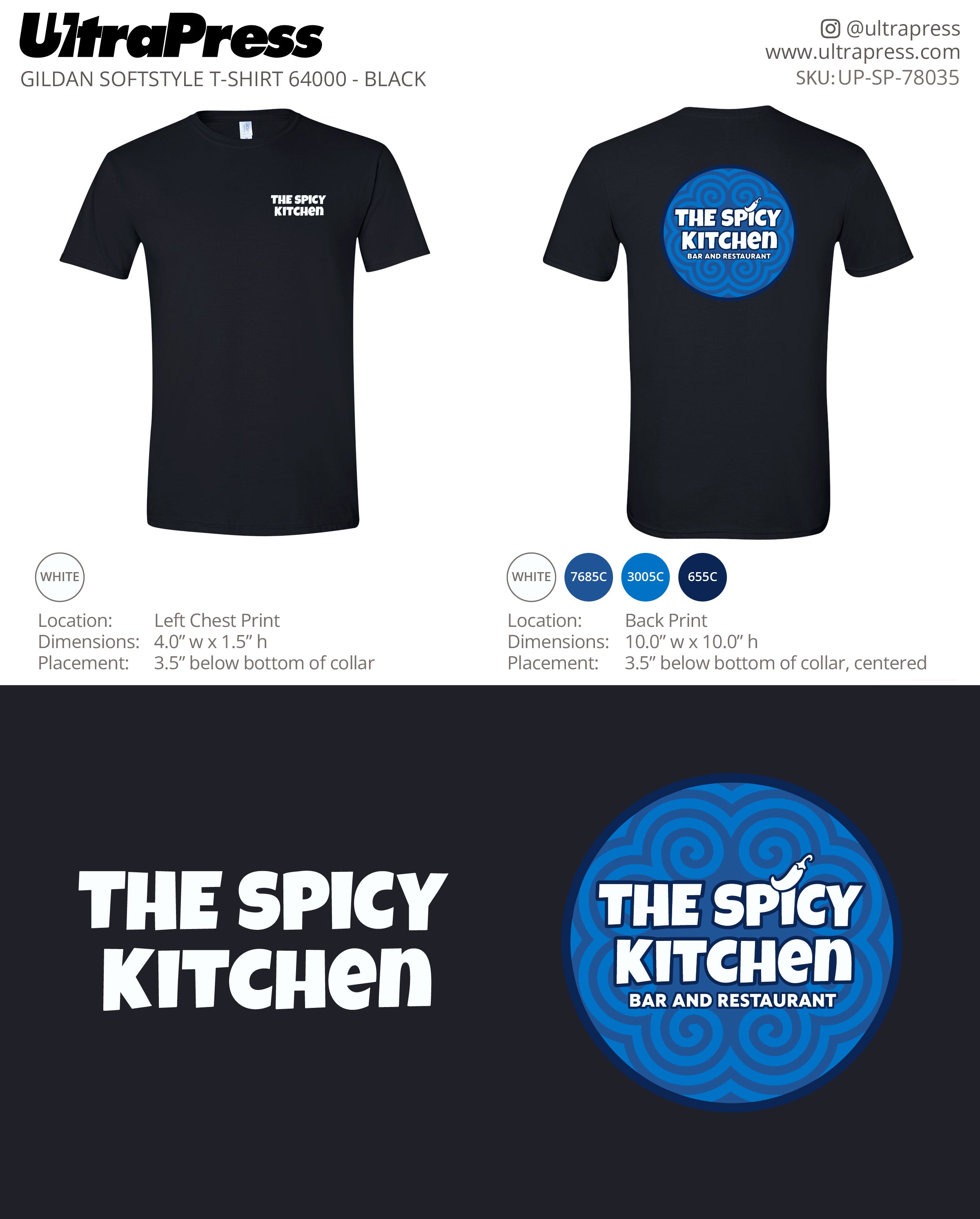 UP-SP-78035 The Spicy Kitchen - Sia Vue 100 Min Qty (Bulk)