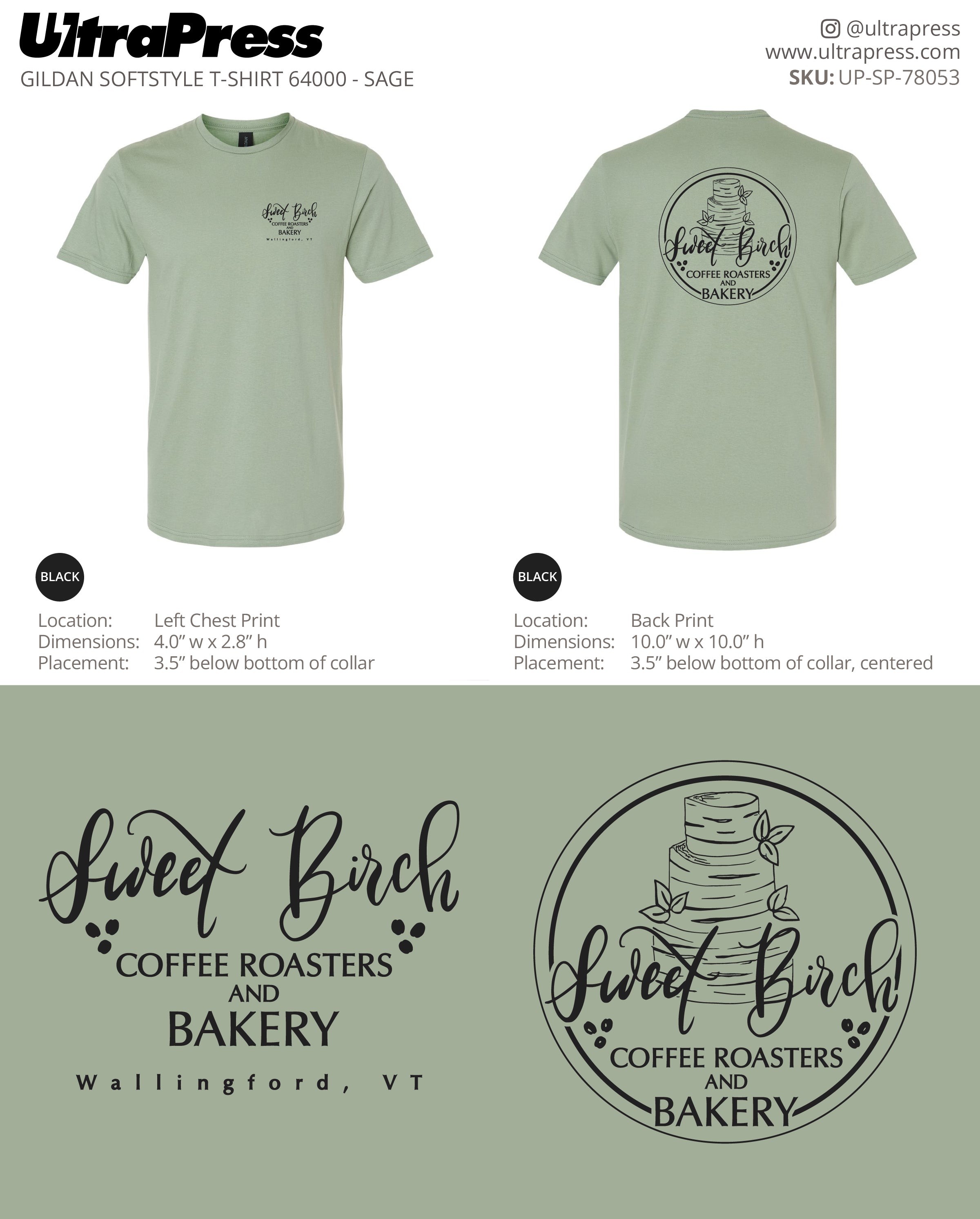 UP-SP-78053 Sweet Birch Coffee Roasters and Bakery - Chloe Gellenthien 100 Min Qty (Bulk)